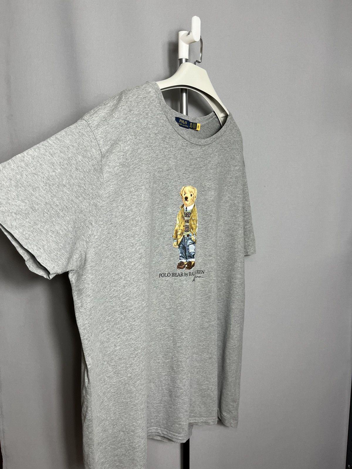 Polo Ralph Lauren POLO RALPH LAUREN Polo Bear Mens T-Shirt Grey 4XL Size US XXL / EU 58 / 5 - 2 Thumbnail