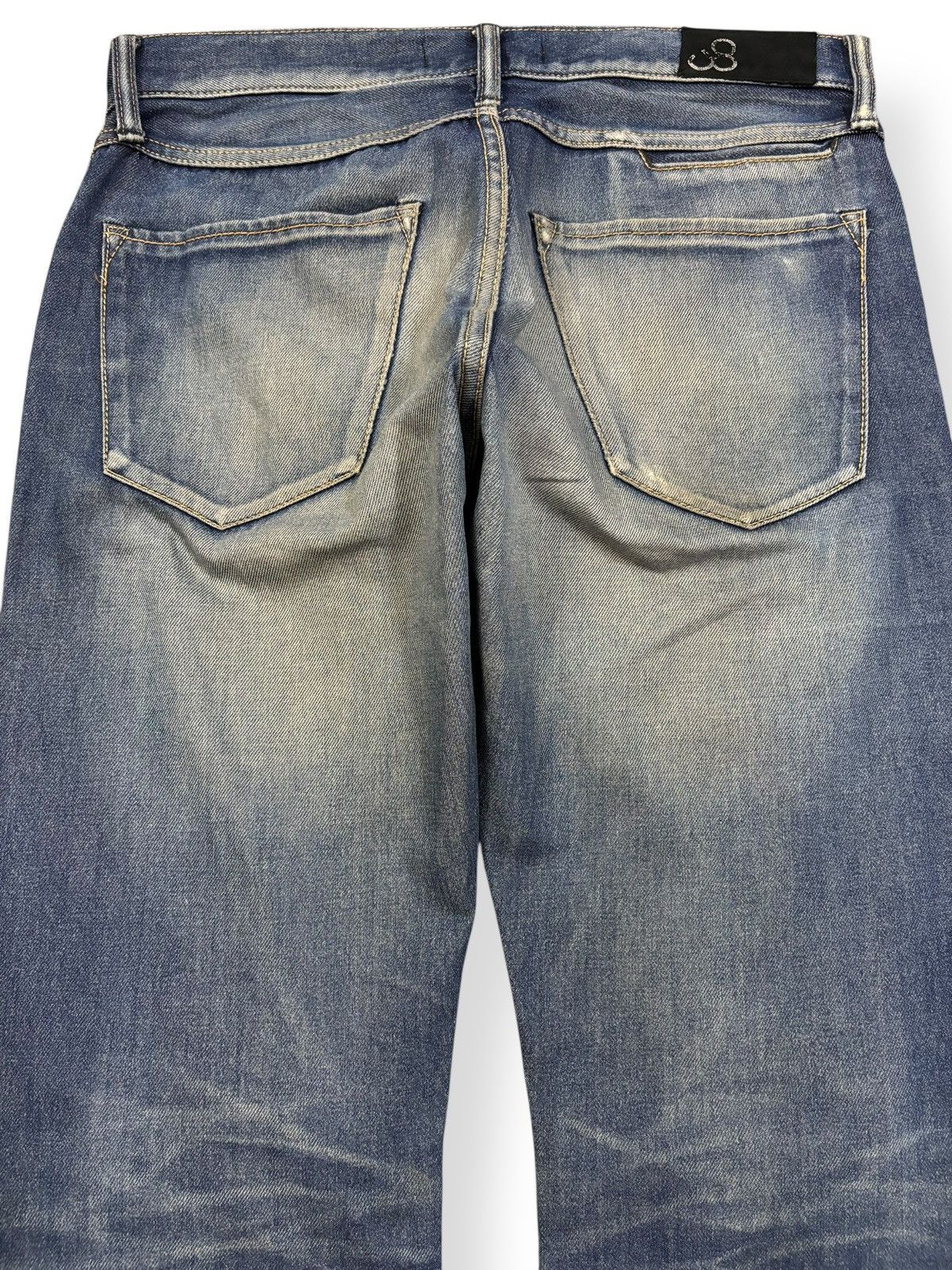 Johnbull Vintage Japanese Brand Johnbull Blue Faded Distressed Jeans Size US 31 - 9 Thumbnail