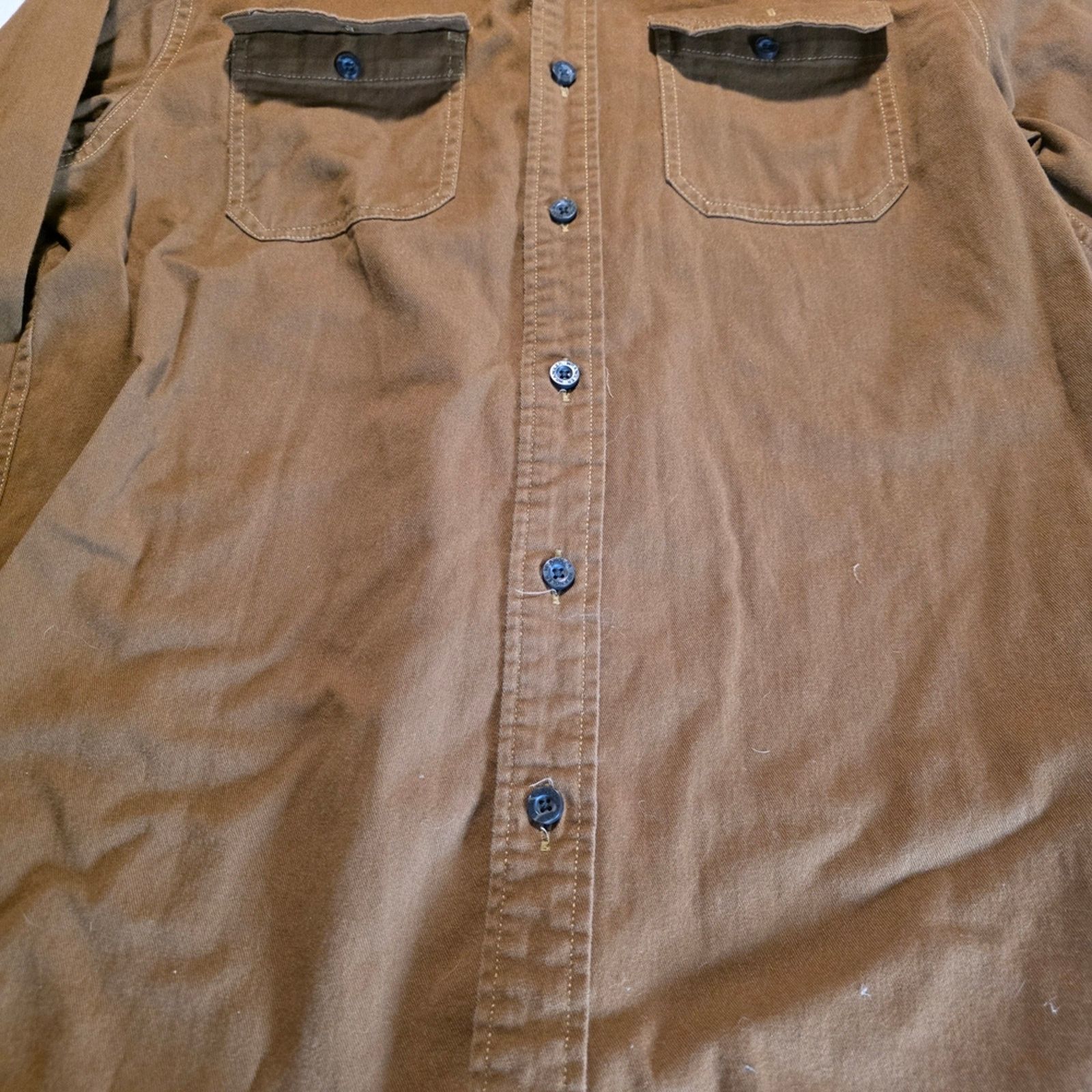 Wrangler Wrangler Tan Flex Button-Up Shirt MEDIUM Size US M / EU 48-50 / 2 - 7 Thumbnail