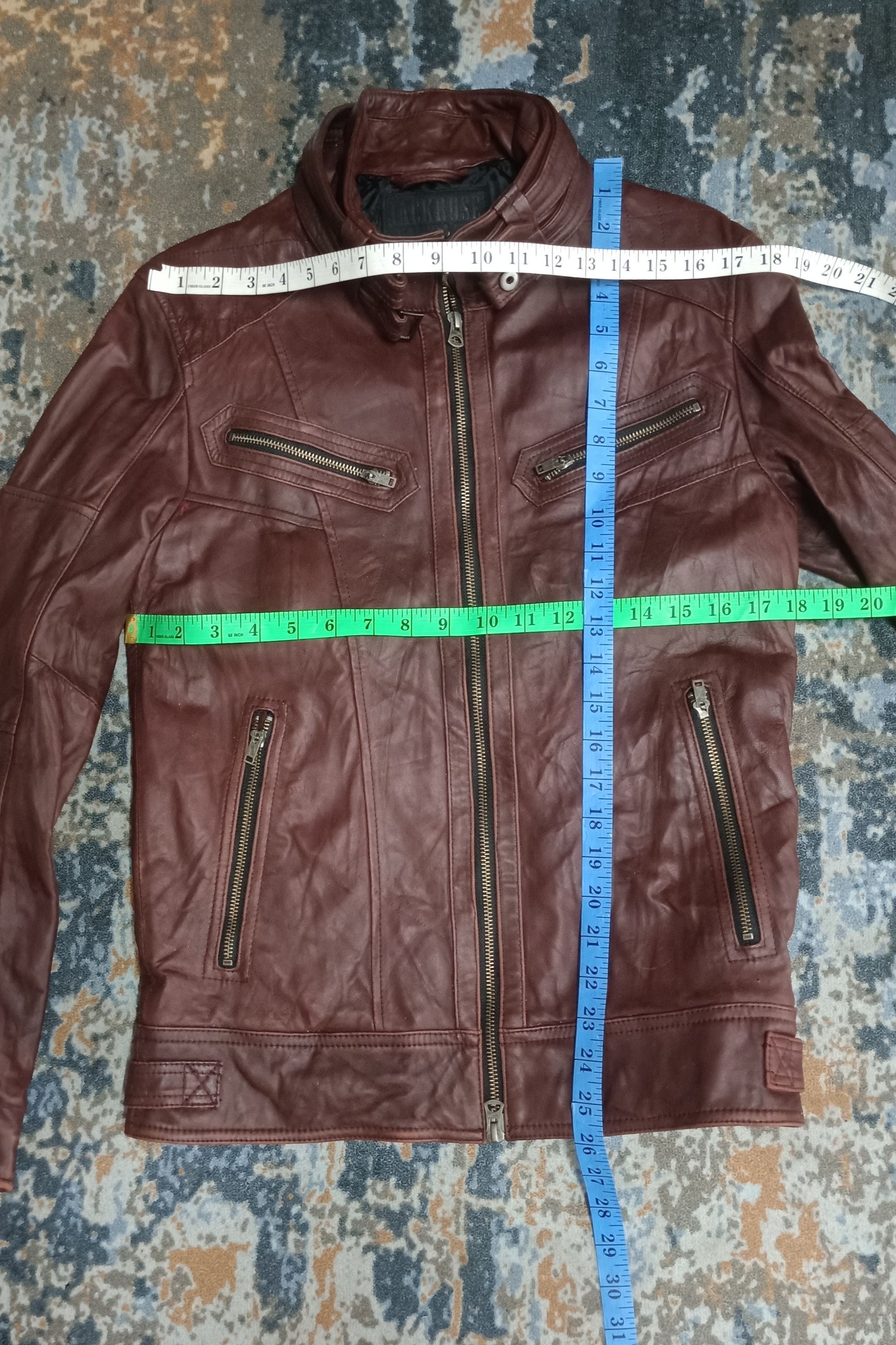 JACKROSE 2000s Jackrose Vintage Multi Pocket Leather Jacket Size US S / EU 44-46 / 1 - 14 Thumbnail