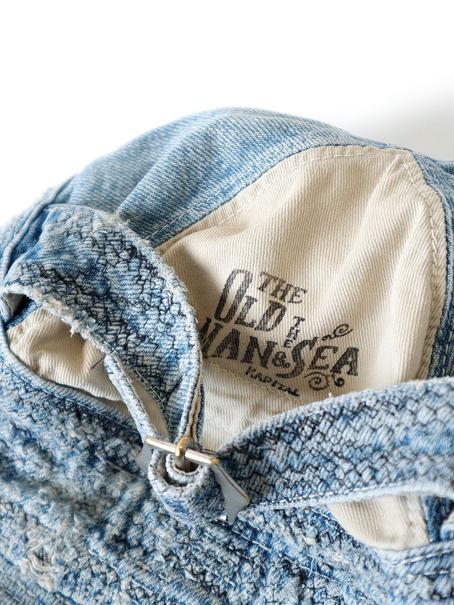 Kapital Kapital 11.5oz denim old man and sea hat crush Size ONE SIZE - 4 Thumbnail