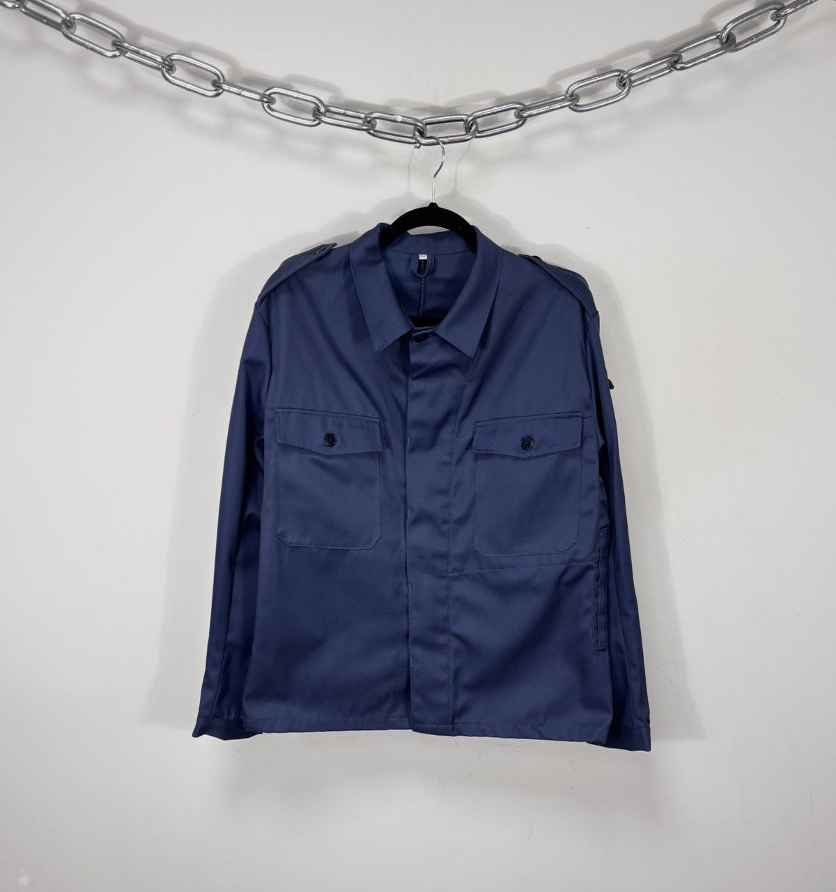 Other Vintage German Workwear Blue Utility Industrial Jacket Coat Size US M / EU 48-50 / 2 - 1 Thumbnail