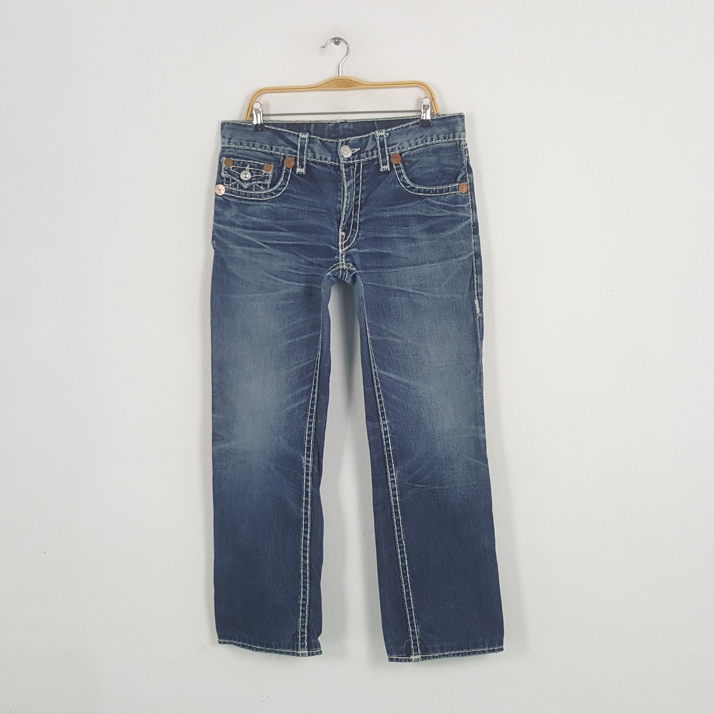 True Religion × Vintage Vintage True Religion American Brand Denim Jeans Size US 35 - 1 Thumbnail