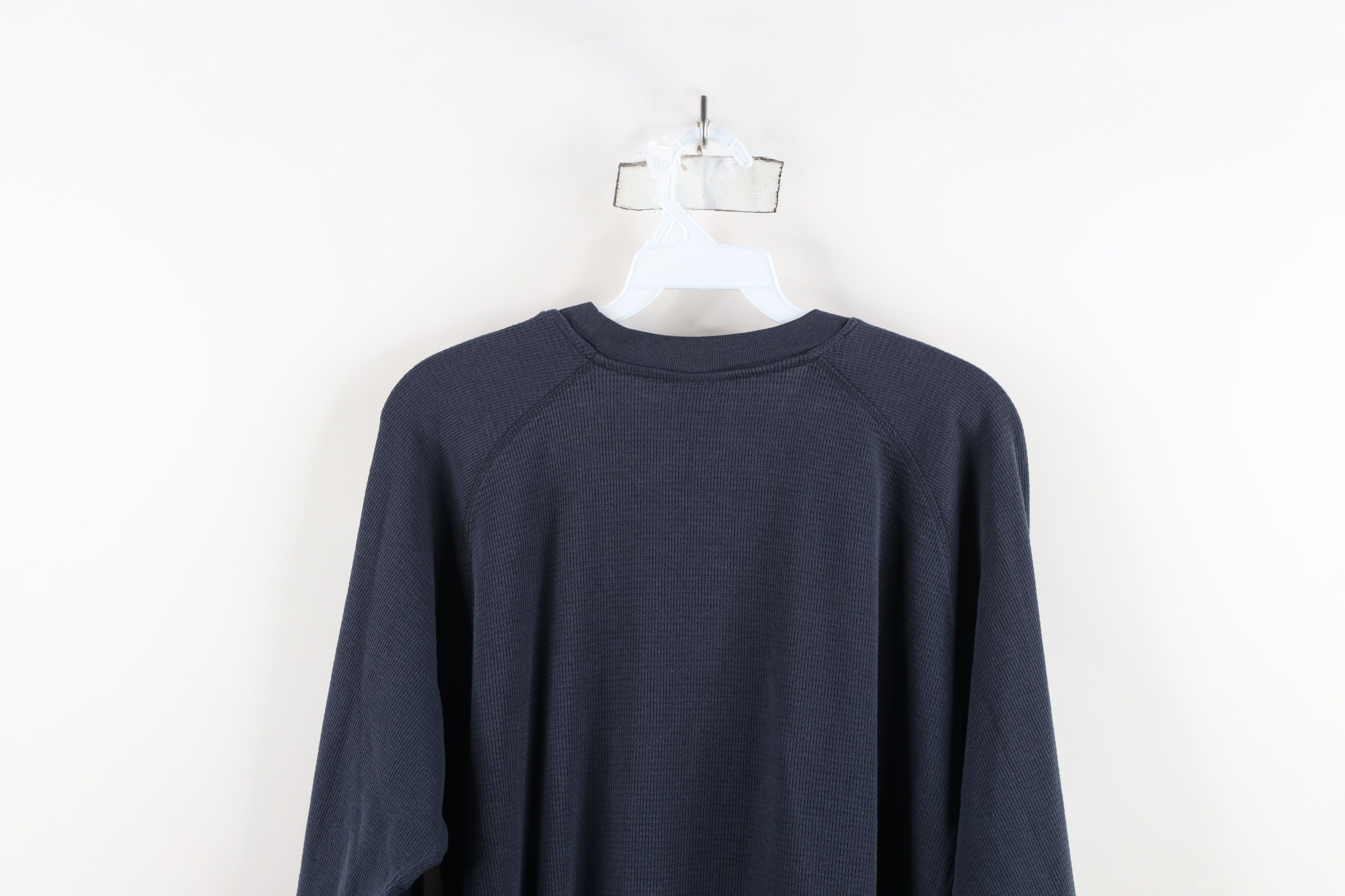 Vintage Vintage 90s University of Michigan Waffle Knit T-Shirt Size US L / EU 52-54 / 3 - 13 Thumbnail