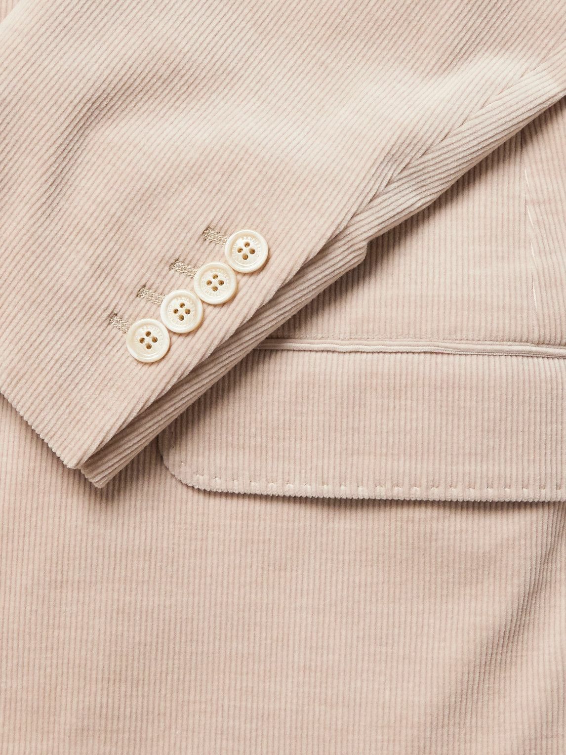 Brunello Cucinelli o1y0526 Single-breasted Blazer in Beige Size US M / EU 48-50 / 2 - 5 Thumbnail