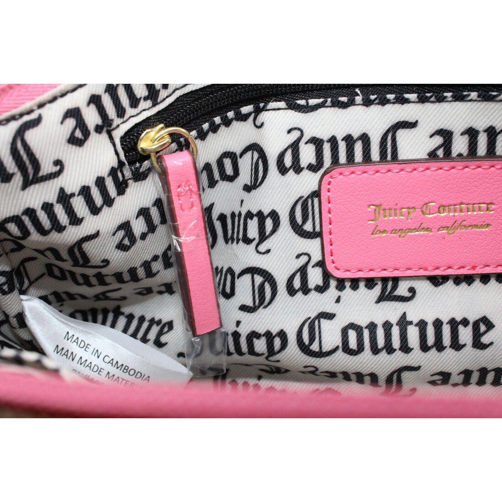 Juicy Couture NWT JUICY COUTURE Chestnut Chino Pink Fashionista Bag $79 Size ONE SIZE - 8 Thumbnail