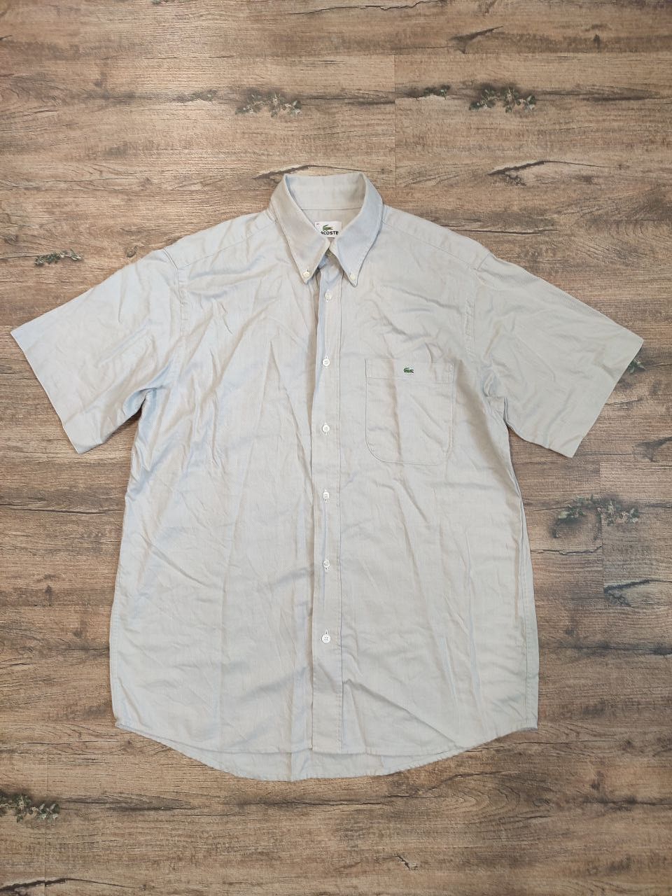 Lacoste Vintage Men's Lacoste Short Sleeve Pique Shirt Size US L / EU 52-54 / 3 - 2 Thumbnail