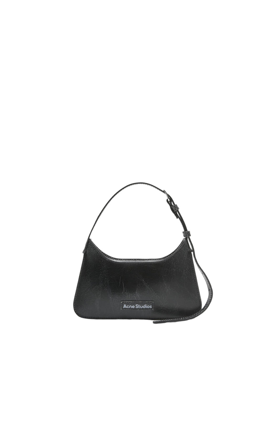 Acne Studios ACNE STUDIOS Platt Micro Black Leather Shoulder Bag New Size ONE SIZE - 5 Thumbnail