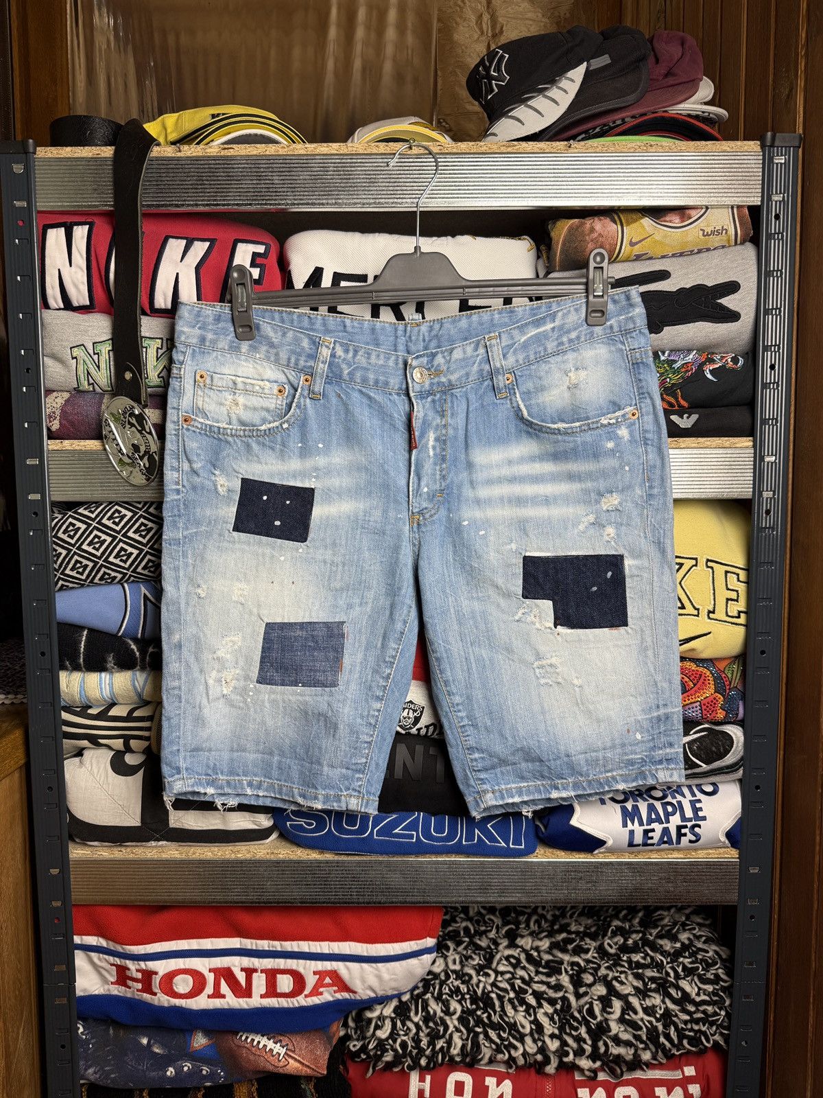 Dsquared2 Dsquared2 shorts distressed denim made in Italy y2k Size US 34 / EU 50 - 1 Thumbnail