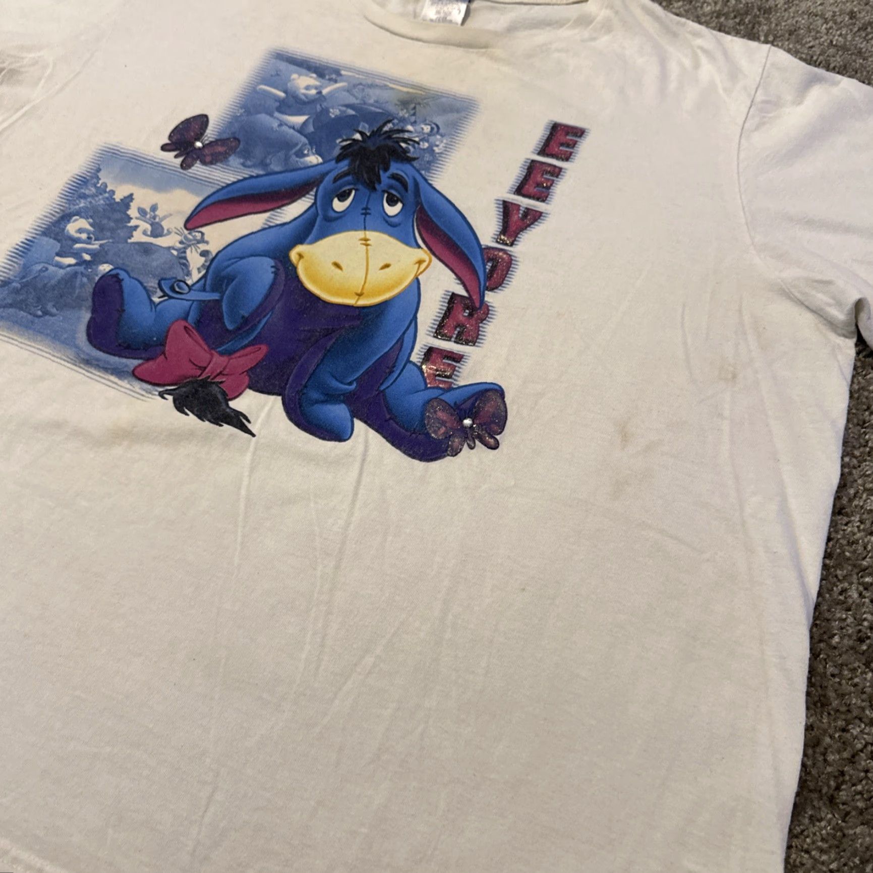 Disney VINTAGE 90s Winnie the Pooh Disney T-Shirt White Womens 2XL XL/2XL Shirt Size XXL / US 16-18 / IT 52-54 - 5 Thumbnail