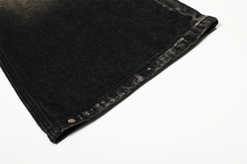 Vintage Men's casual ink-splashed punk washed distressed jeans Size US 32 / EU 48 - 5 Thumbnail
