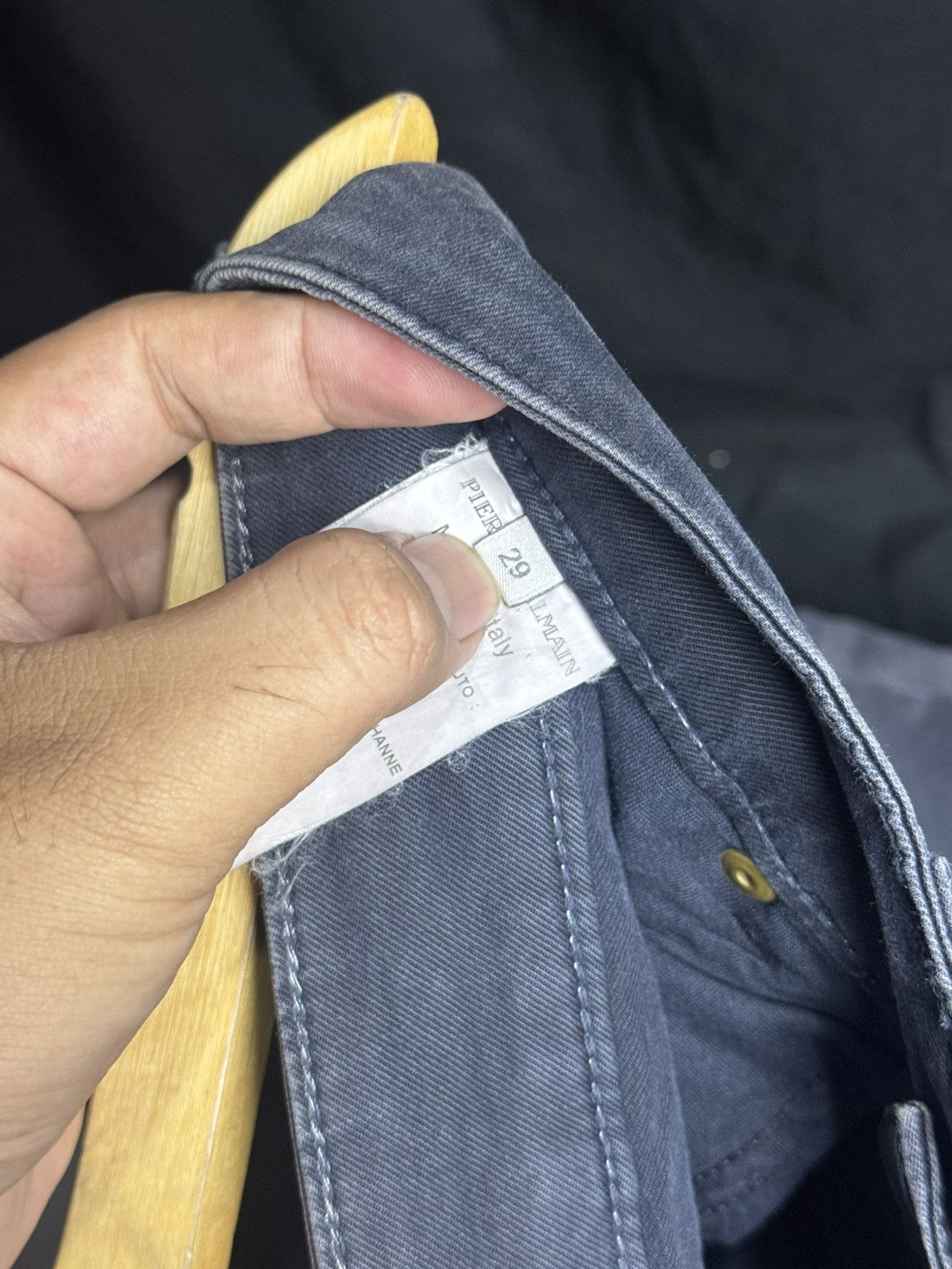 Balmain Balmain Biker Decernin Vintage Styled Size US 29 - 9 Thumbnail