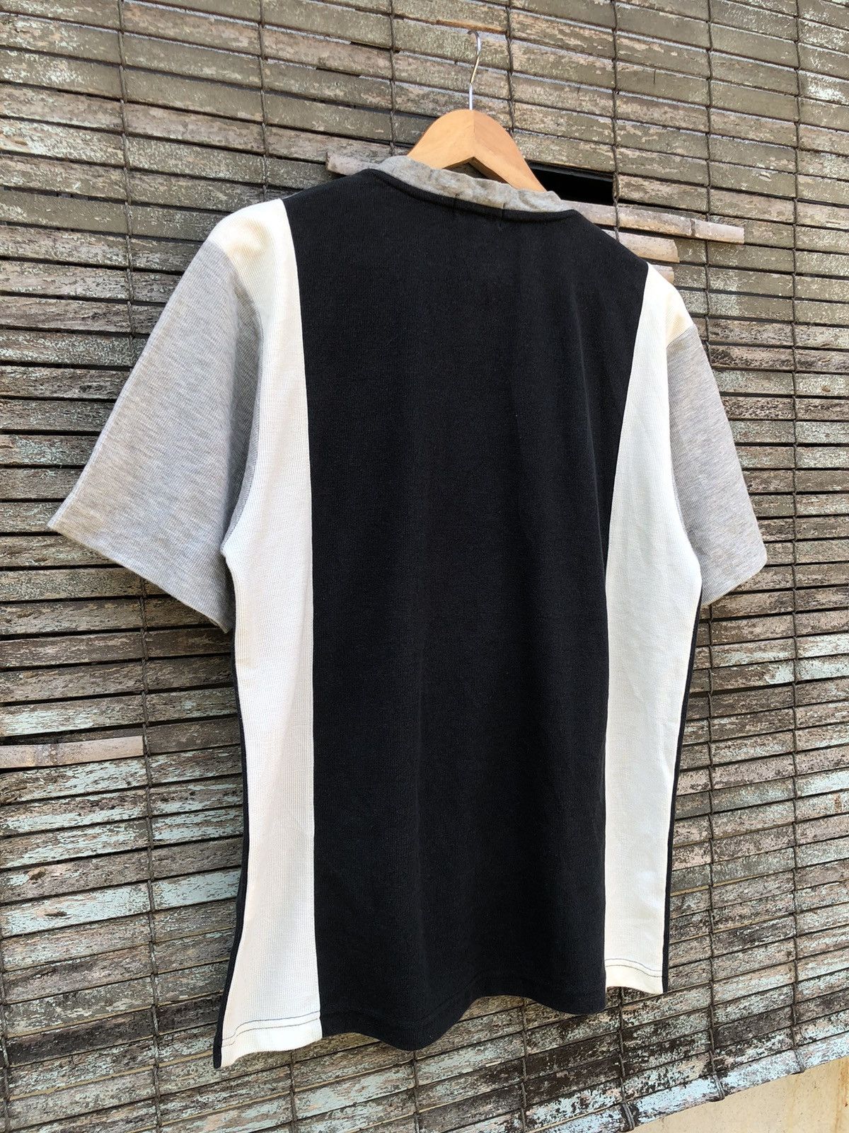 MCM Vintage 90s MCM Legere Single Pocket Colour Block Tshirt Size US L / EU 52-54 / 3 - 11 Thumbnail