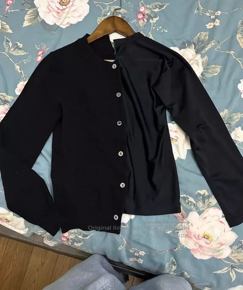 Comme des Garcons Comme Des Garcons Knit cardigan, mixed materials Size XS / US 0-2 / IT 36-38 - 1 Thumbnail