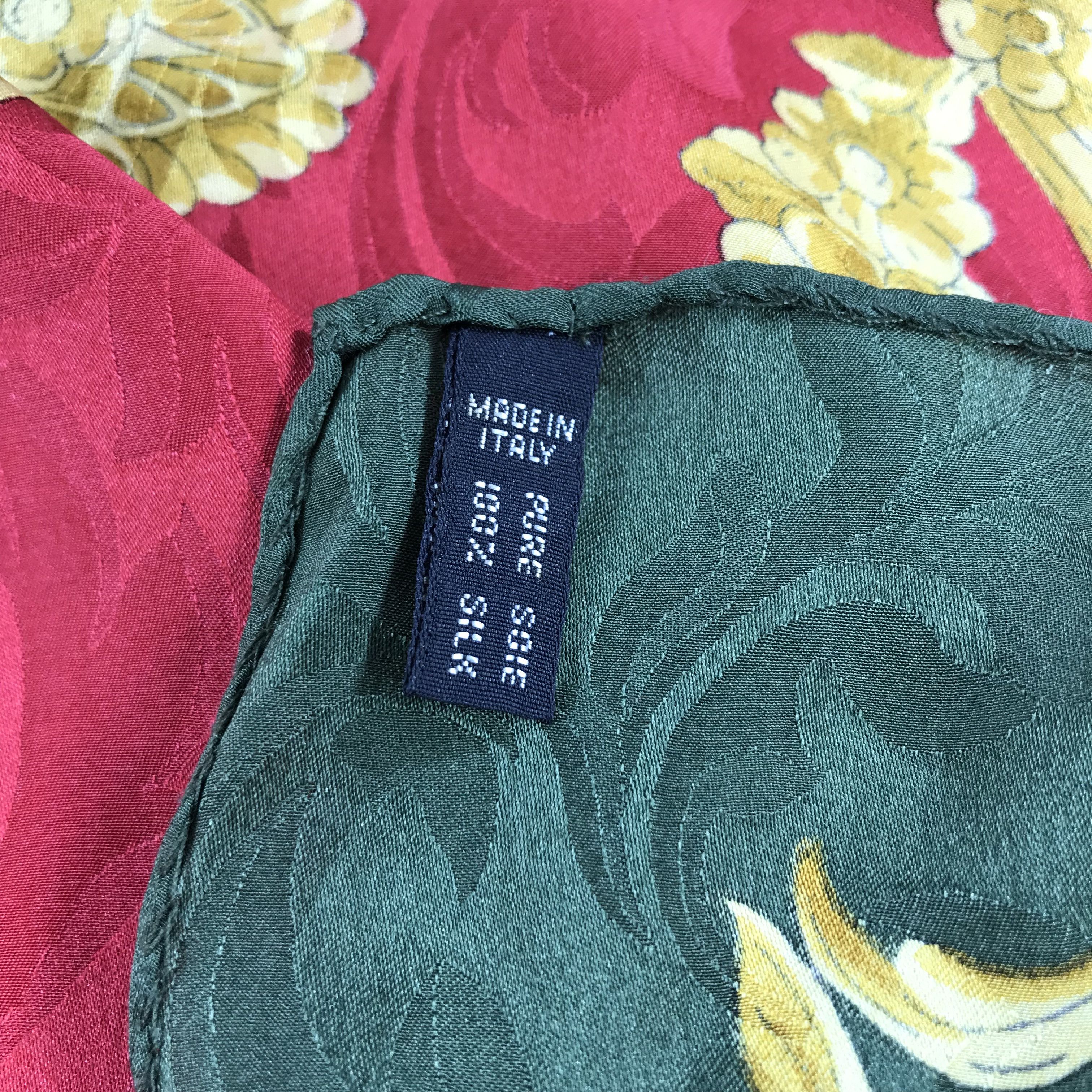 Vintage Vintage Pascal Morabito Luxury Silk Scarf M122 Size ONE SIZE - 5 Thumbnail