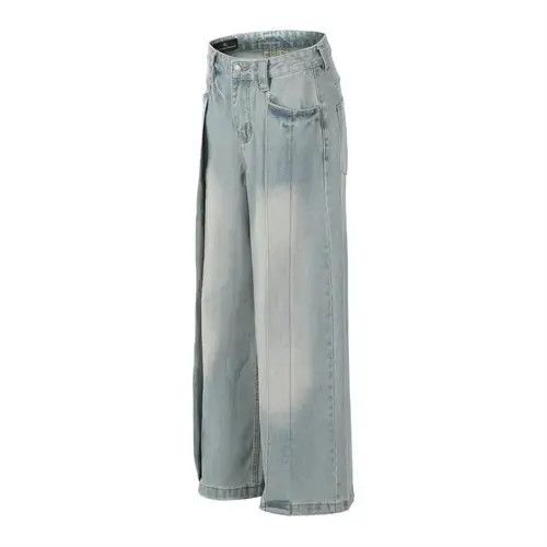 Jean High street loose straight washed stitching jeans y2k Size US 32 / EU 48 - 2 Thumbnail