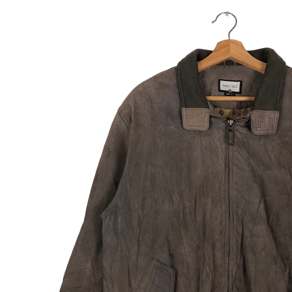 Japanese Brand 🔥Vintage Biker Leather Jacket Vario Max Issey Miyake Size US L / EU 52-54 / 3 - 7 Thumbnail