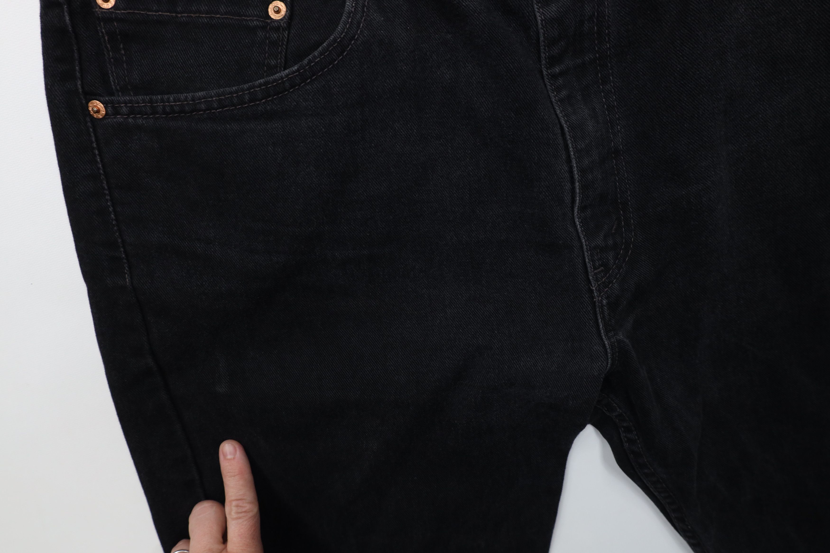 Levi's Vintage Y2K Levis 505 Straight Leg Denim Jeans Black USA Size US 38 / EU 54 - 6 Thumbnail