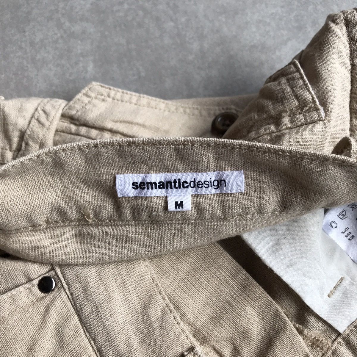 Japanese Brand × PPFM × semanticdesign Semantic design double half waist pant Size US 32 / EU 48 - 8 Thumbnail