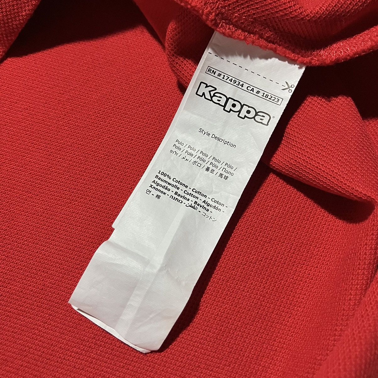 Kappa Rare Serie B SSC BARI Kappa Eroi Cotton Red Polo Shirt Size US XL / EU 56 / 4 - 10 Thumbnail