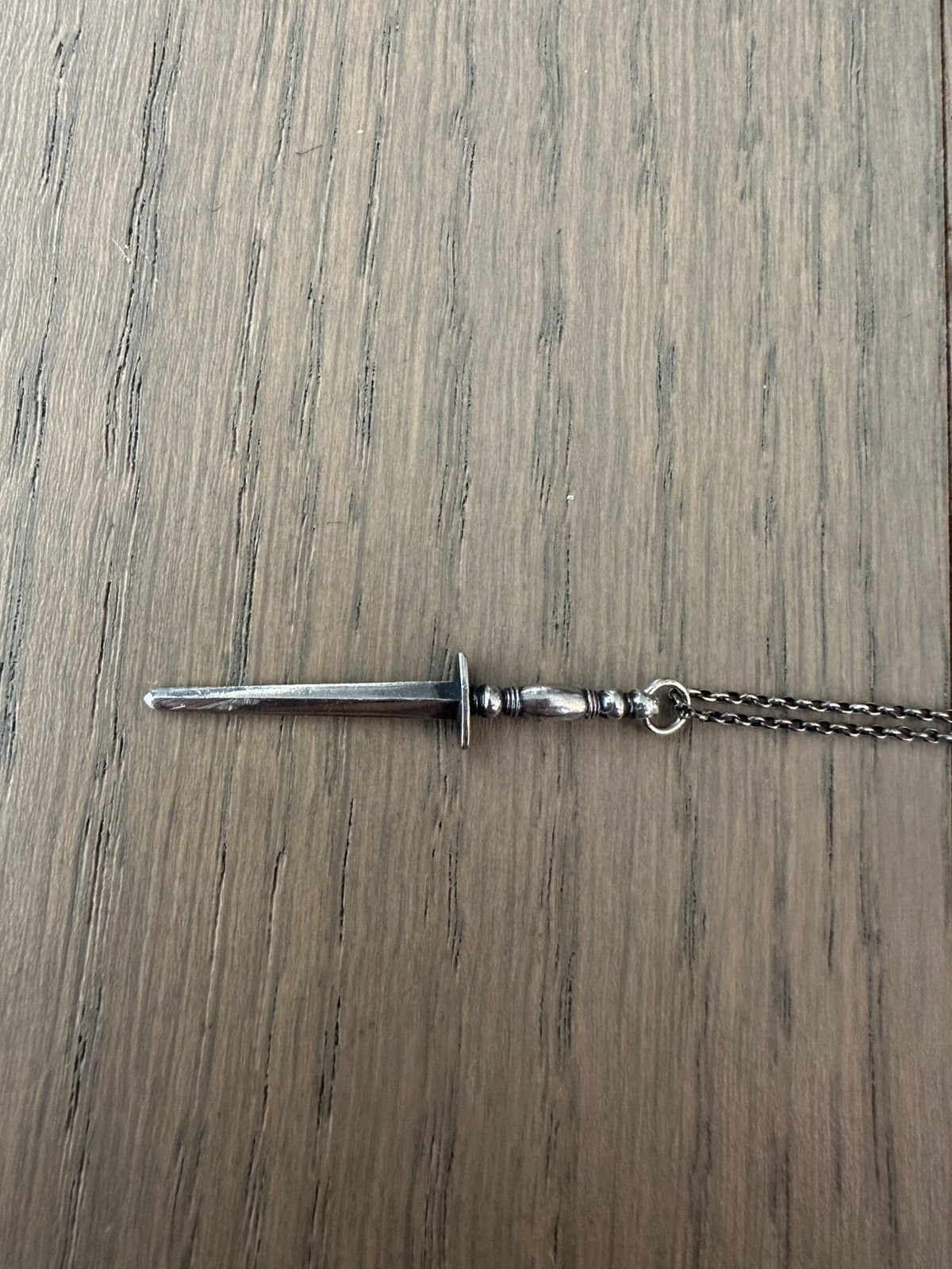 Ugo Cacciatori Silver Gladius Dagger Pendant Necklace Size ONE SIZE - 5 Thumbnail