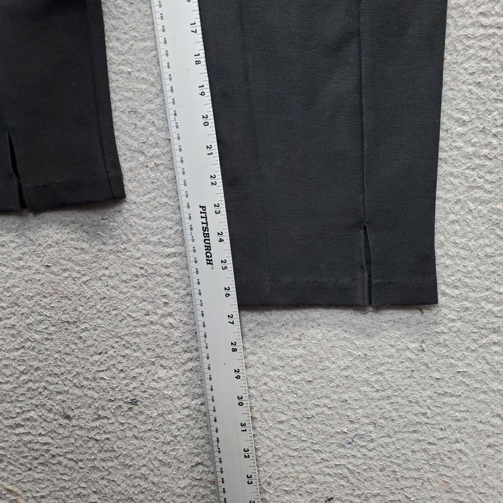 Michael Kors Michael Kors Trousers Women's Large Black Straight-Leg Ankle Slit Pull-On Pants L Womens Black Straight-Leg Ankle Slit Pull-On, 26.5" Inseam Size 36" / US 14 / IT 50 - 4 Thumbnail