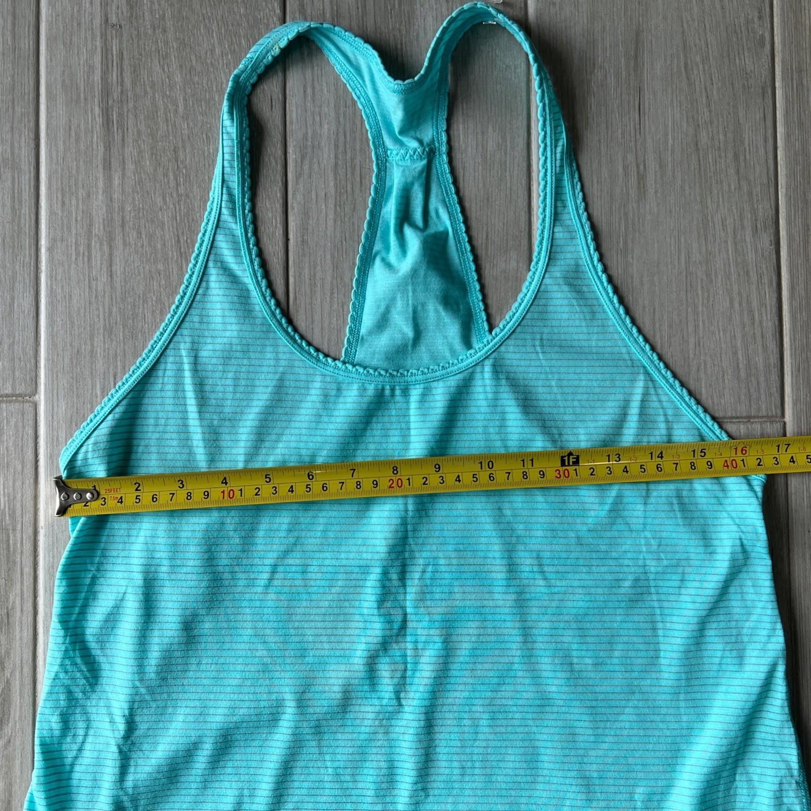 Lululemon Lululemon Tank Top Teal Medium Athletic 6-8 No Sz Tag Size M / US 6-8 / IT 42-44 - 4 Thumbnail