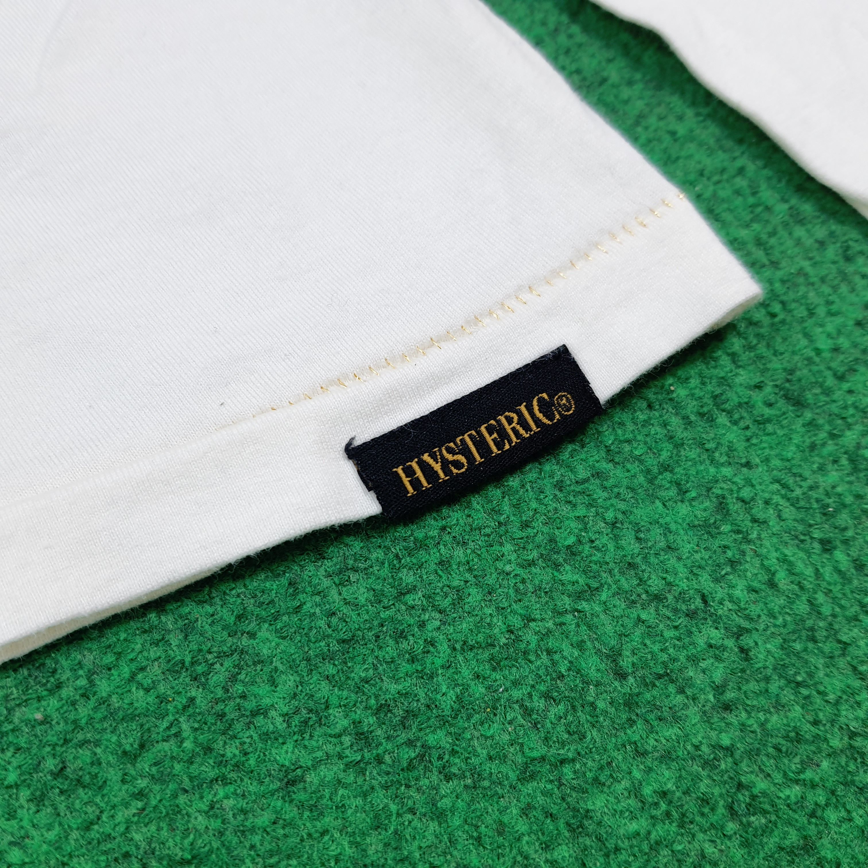 Hysteric Glamour Vintage Hysteric Glamour Japan Gold Logo Tshirt C301N33 Size S / US 4 / IT 40 - 4 Thumbnail
