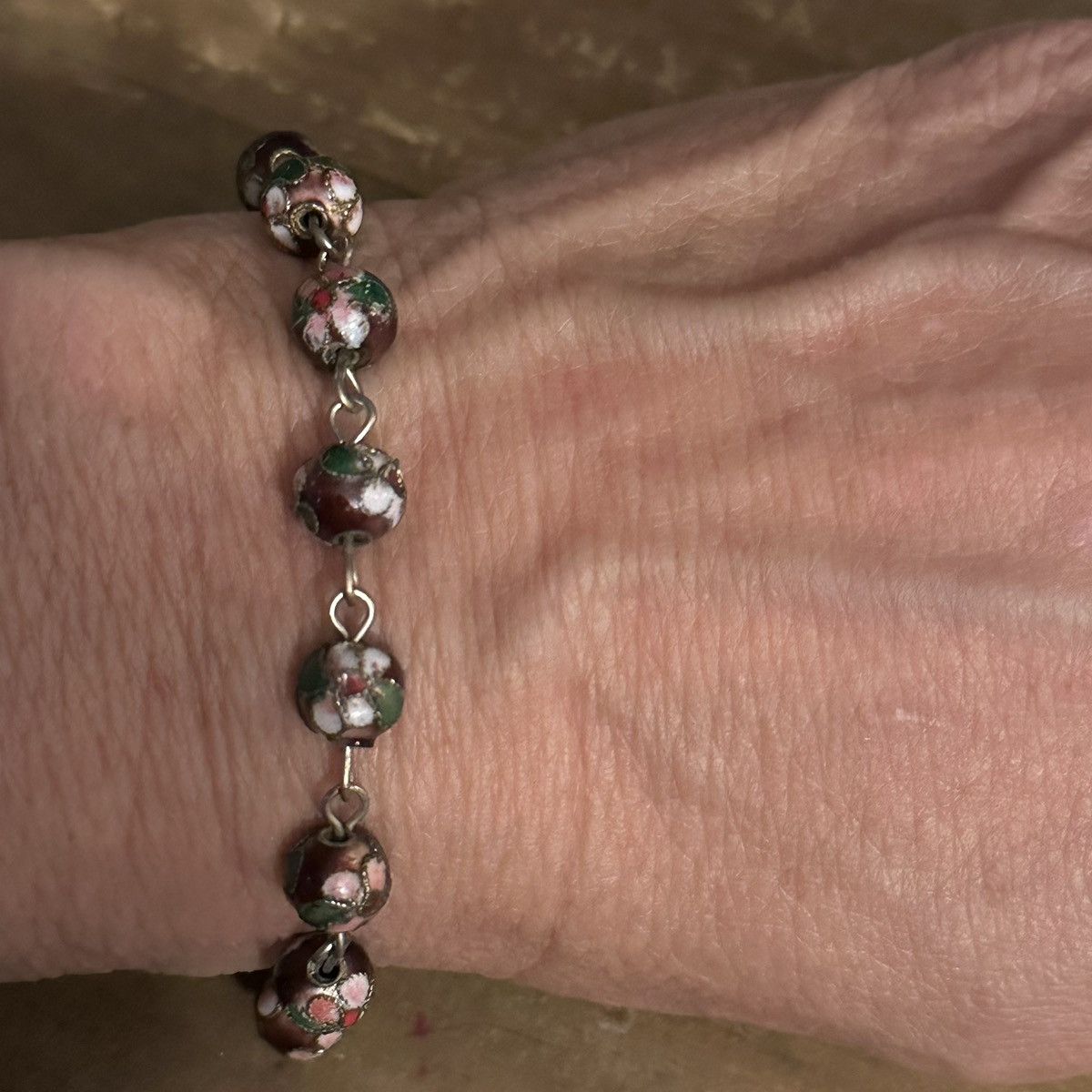 Other Cloisonné bead chain bracelet Size ONE SIZE - 4 Thumbnail