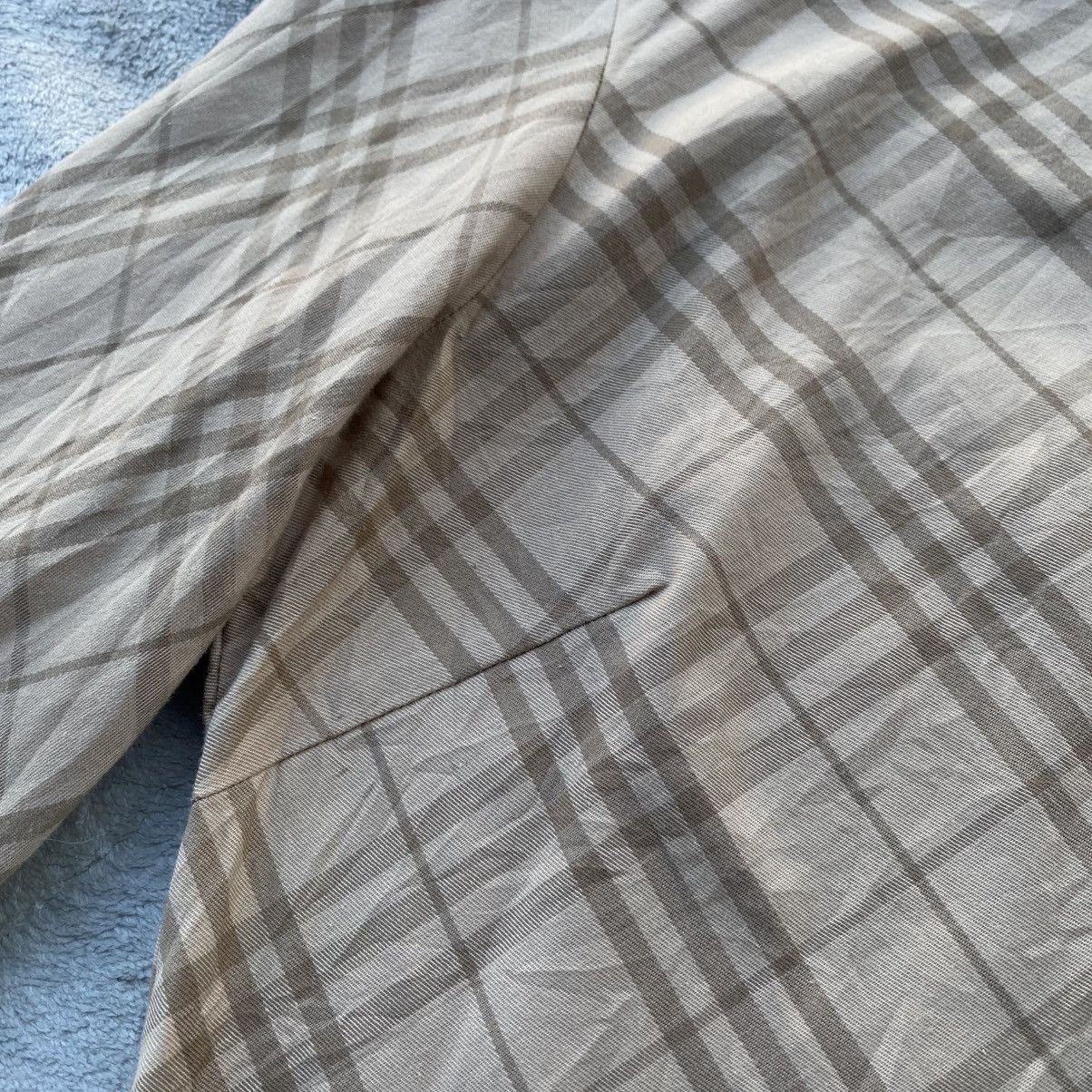 Burberry ‼️LAST DROP‼️Burberry Nova Check Chest Logo Button-Up Shirt Size XS / US 0-2 / IT 36-38 - 14 Thumbnail
