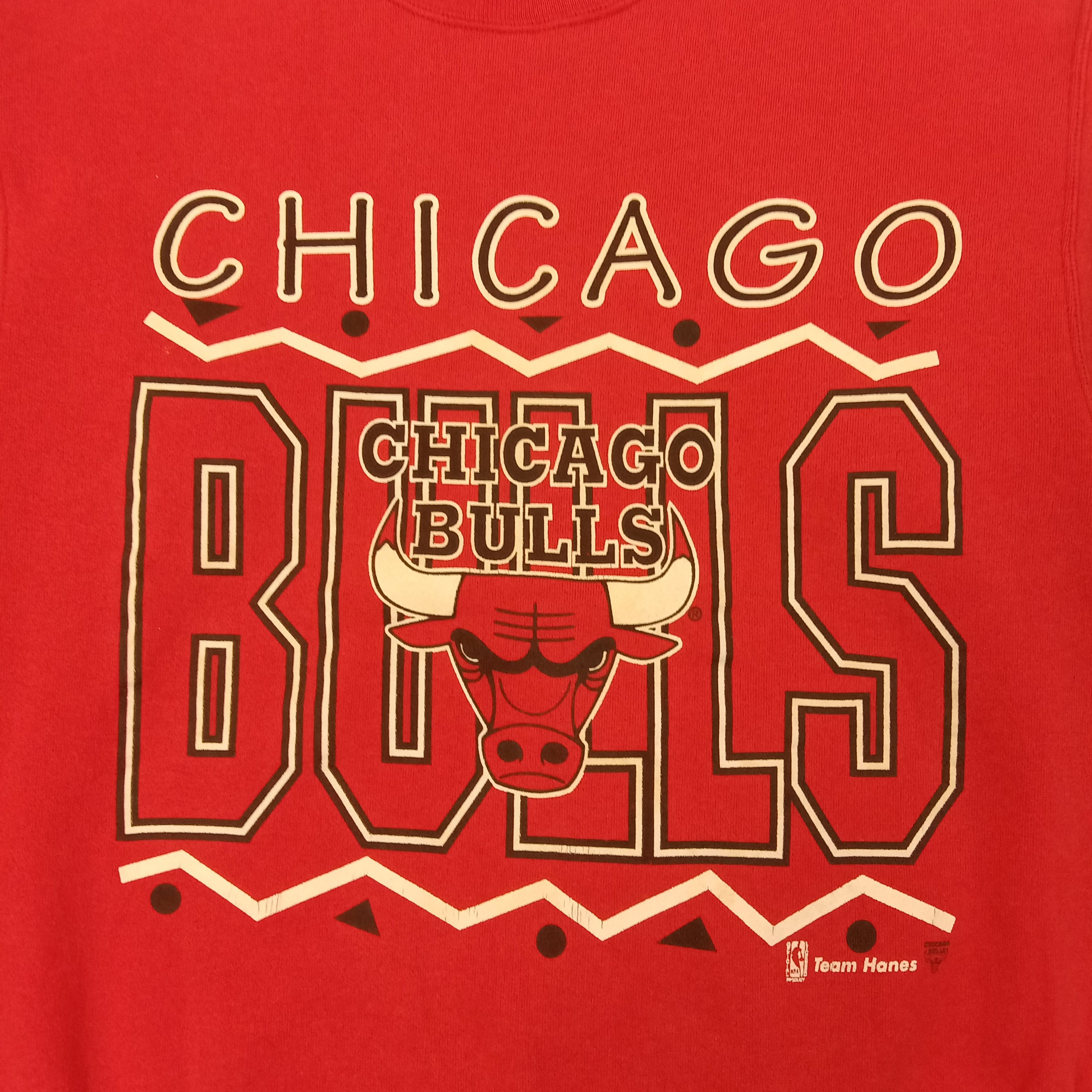 Hanes Chicago Bulls Basketball Team Sweatshirt C260N17 Size US M / EU 48-50 / 2 - 2 Thumbnail