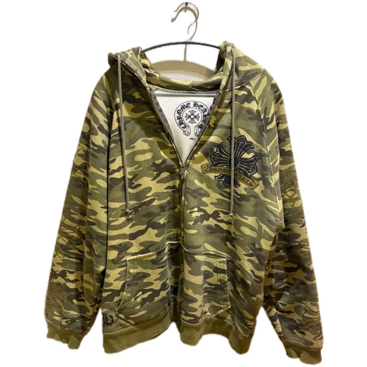 Chrome Hearts Size M Chrome Hearts Horseshoe Camo Thermal Hoodie Size US M / EU 48-50 / 2 - 1 Thumbnail