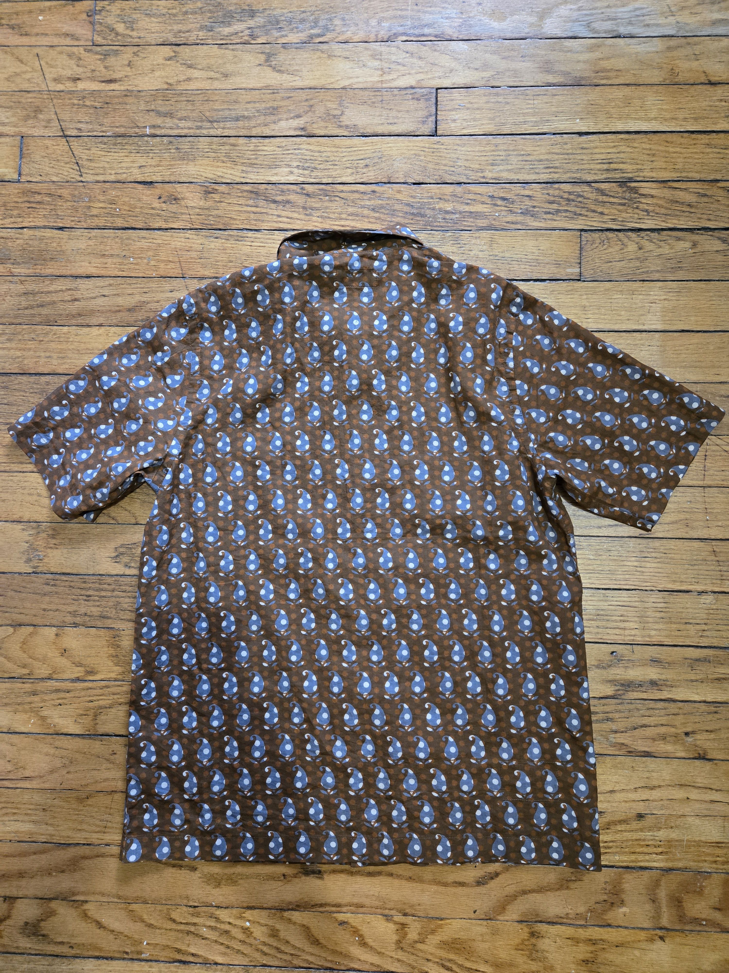 Universal Works Universal Works S Brown Paisley Road Shirt Size US S / EU 44-46 / 1 - 4 Thumbnail