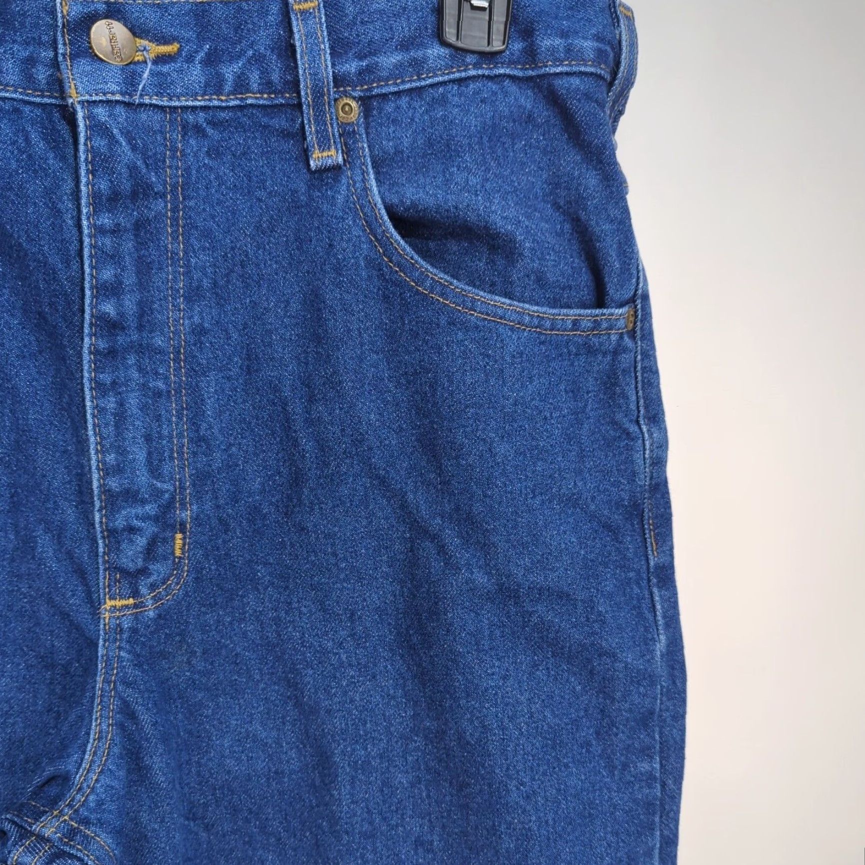 Carhartt VINTAGE Carhartt Jeans Men's 36x30 Blue Denim Pants Straight Leg Relaxed Fit Cotton Size US 36 / EU 52 - 4 Thumbnail