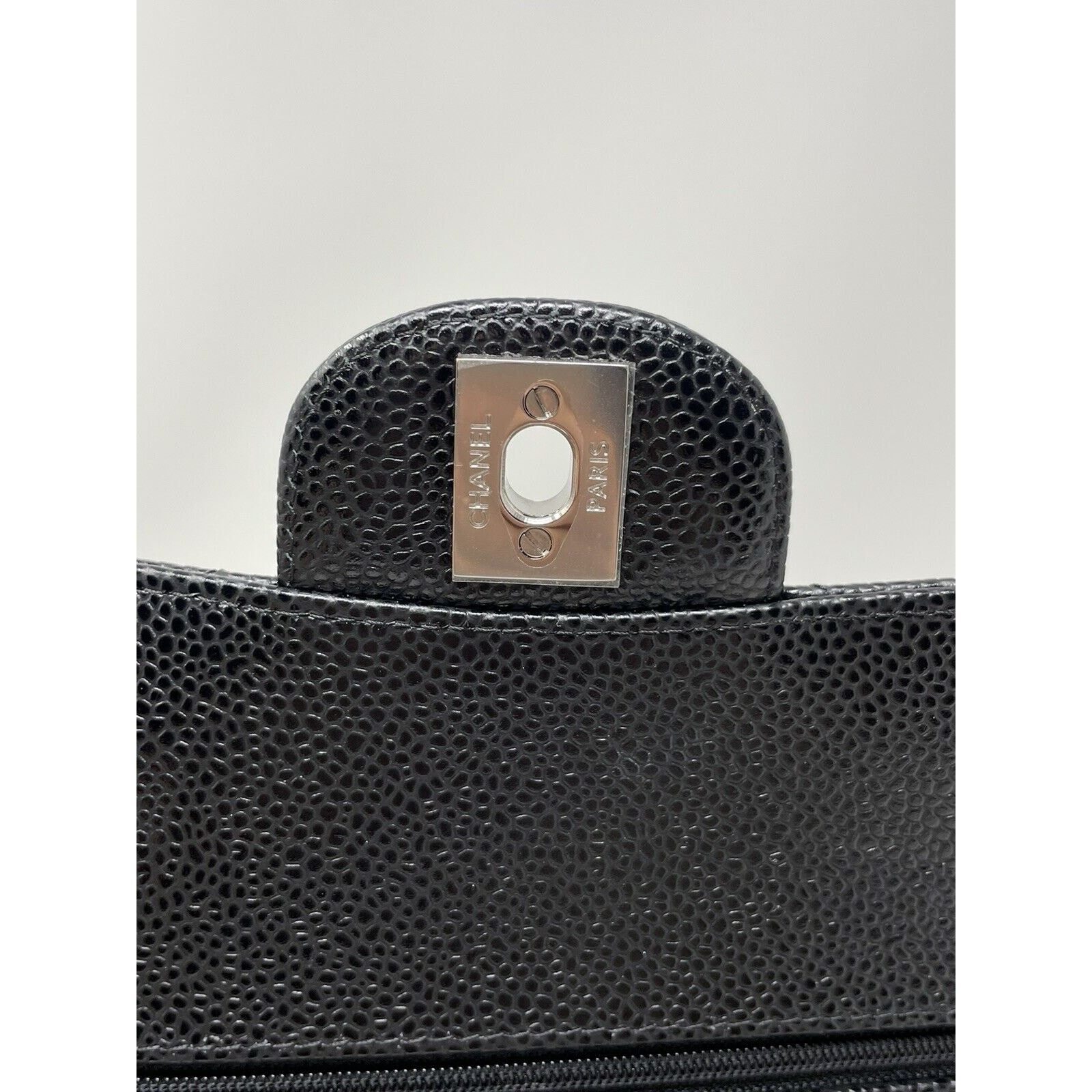 Chanel Chanel Classic Double Flap Medium Caviar SHW UNUSED Size ONE SIZE - 10 Thumbnail