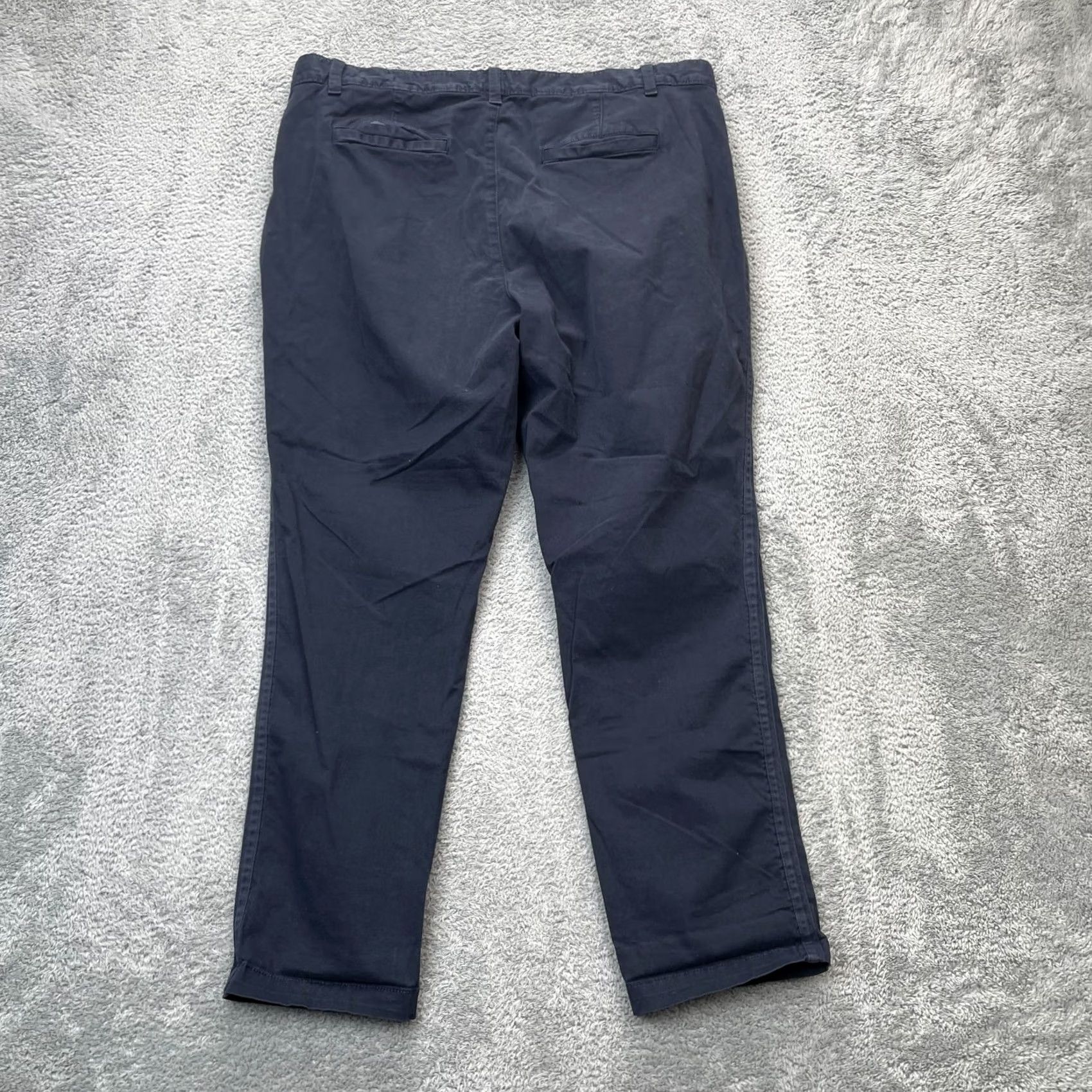 Gap Gap Pants Womens 14 Blue Chino Cotton Stretch Straight Leg 26 in Inseam Regular 14 Size 25" / US 0 / IT 36 - 2 Thumbnail