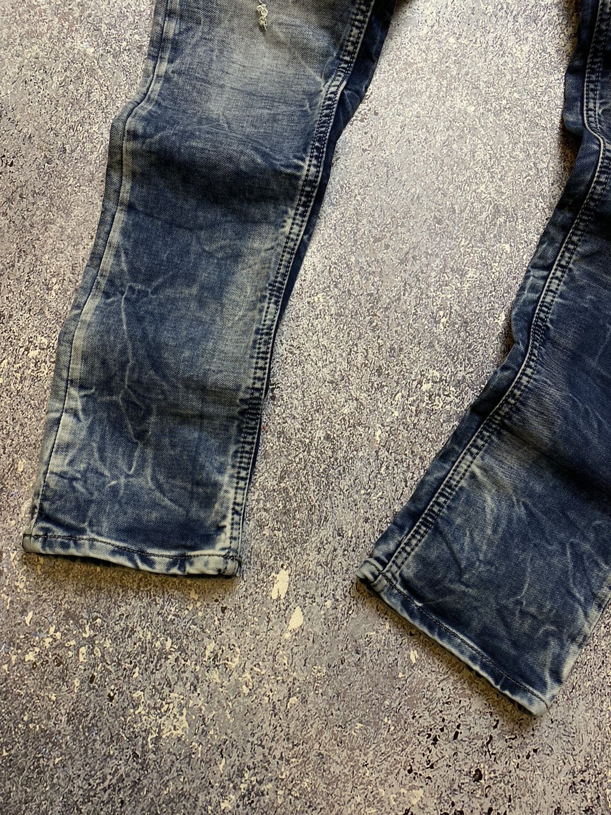 Armani × Vintage 💥VINTAGE ARMANI DISTRESSED WASHED Y2K JEANS Size US 34 / EU 50 - 11 Thumbnail