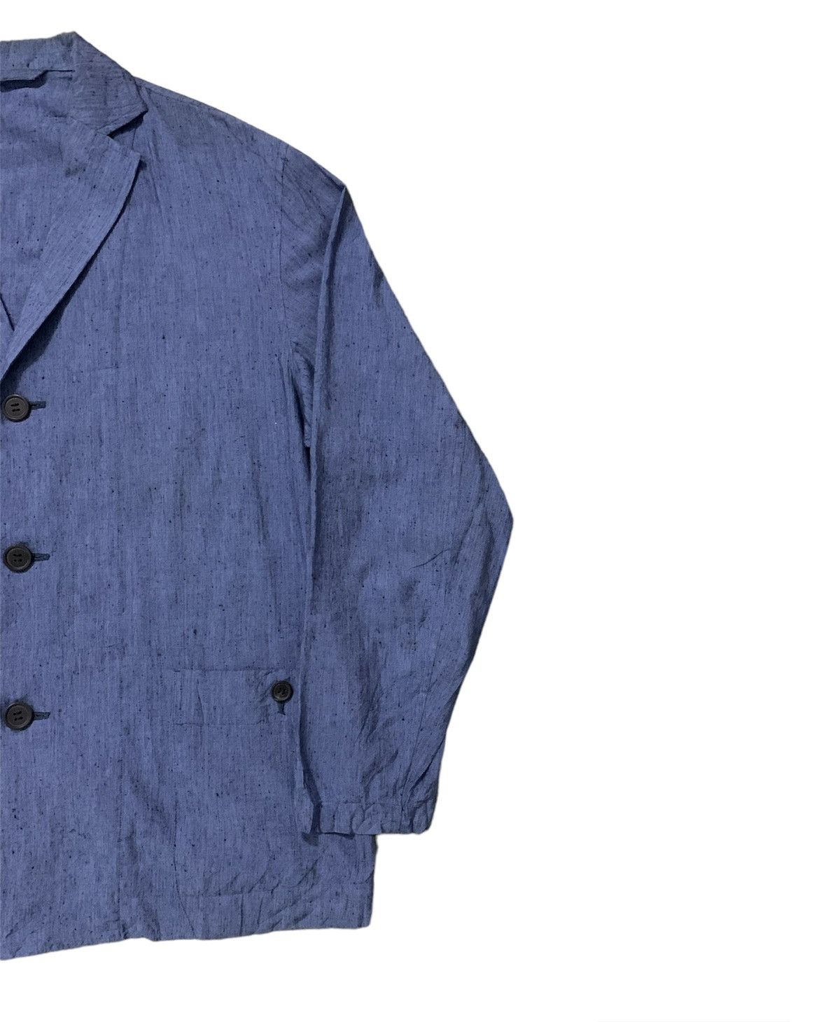 Issey Miyake × Tsumori Chisato Archive Issey Miyake Mandarin Collar Rayon jacket/Blazer (A) Size US L / EU 52-54 / 3 - 4 Thumbnail