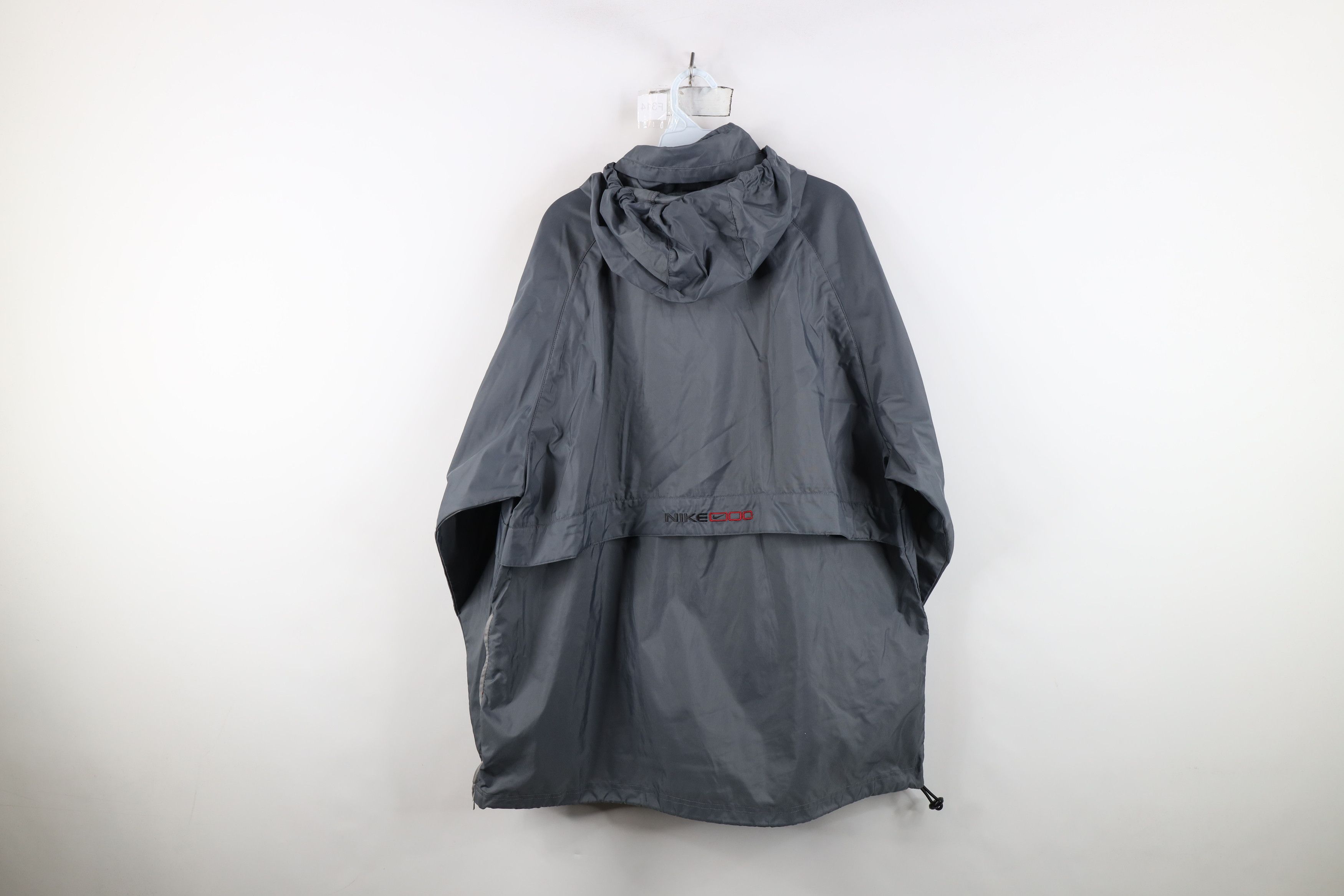 Nike Vintage 90s Y2K Nike Swoosh Reflective Anorak Jacket Gray Size US L / EU 52-54 / 3 - 15 Thumbnail
