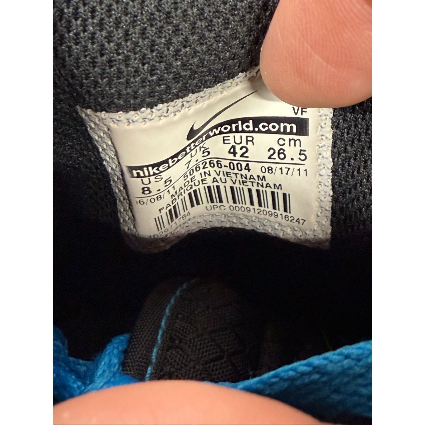 Nike Nike Dunk High 6.0 Premium 'Black Cobalt Blue' Size 8.5 5062 Size US 8.5 / EU 41-42 - 7 Thumbnail
