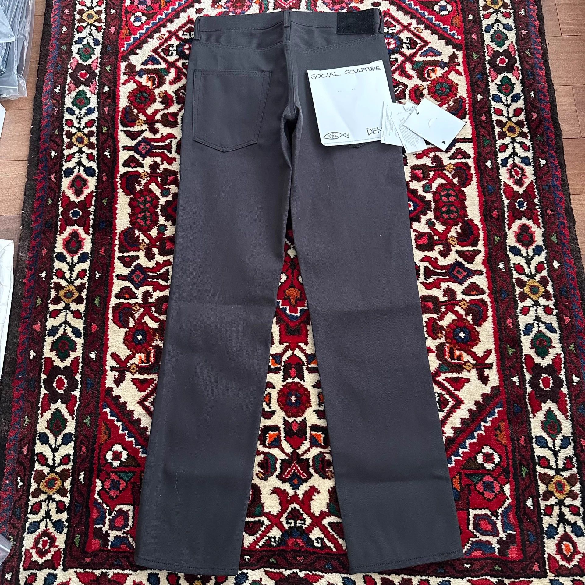 Visvim visvim 22aw 03cmyk black wide mud-dyed jeans W32L30 Size US 32 / EU 48 - 3 Thumbnail