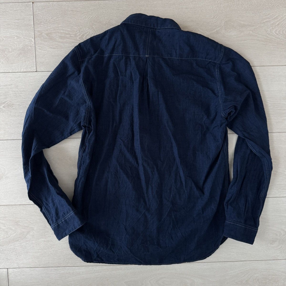 MHI MHL Indigo Work shirt Size US M / EU 48-50 / 2 - 5 Thumbnail