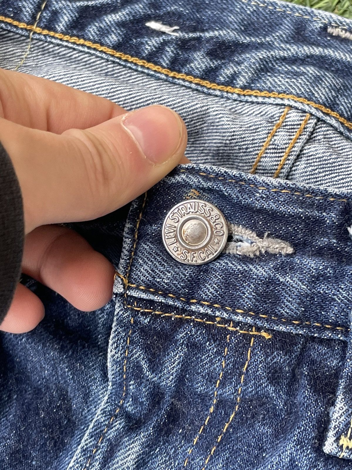 Levi's × Levi's Vintage Clothing 50s Levis lvc 501Z XX selvedge archive Vintage clothing Size US 30 / EU 46 - 6 Thumbnail