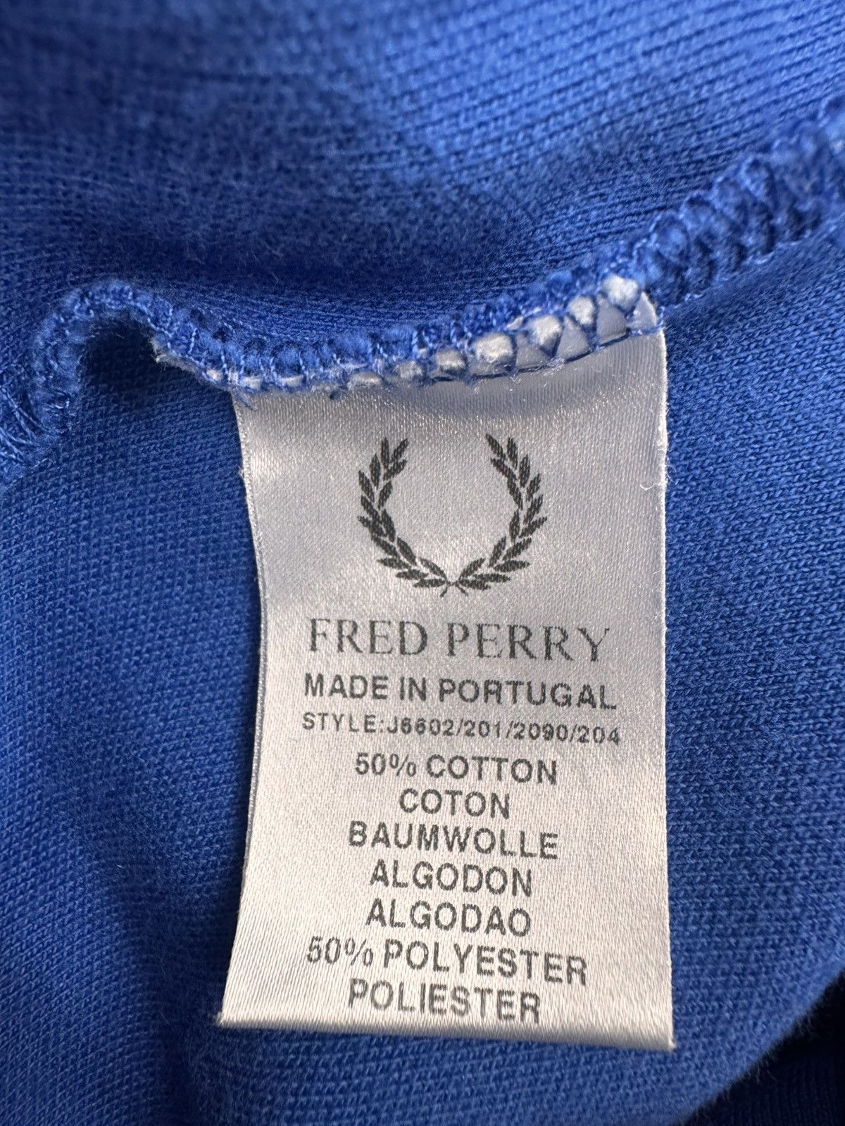 Fred Perry Fred Perry Men Track Jacket Blue Size S Size US S / EU 44-46 / 1 - 5 Thumbnail