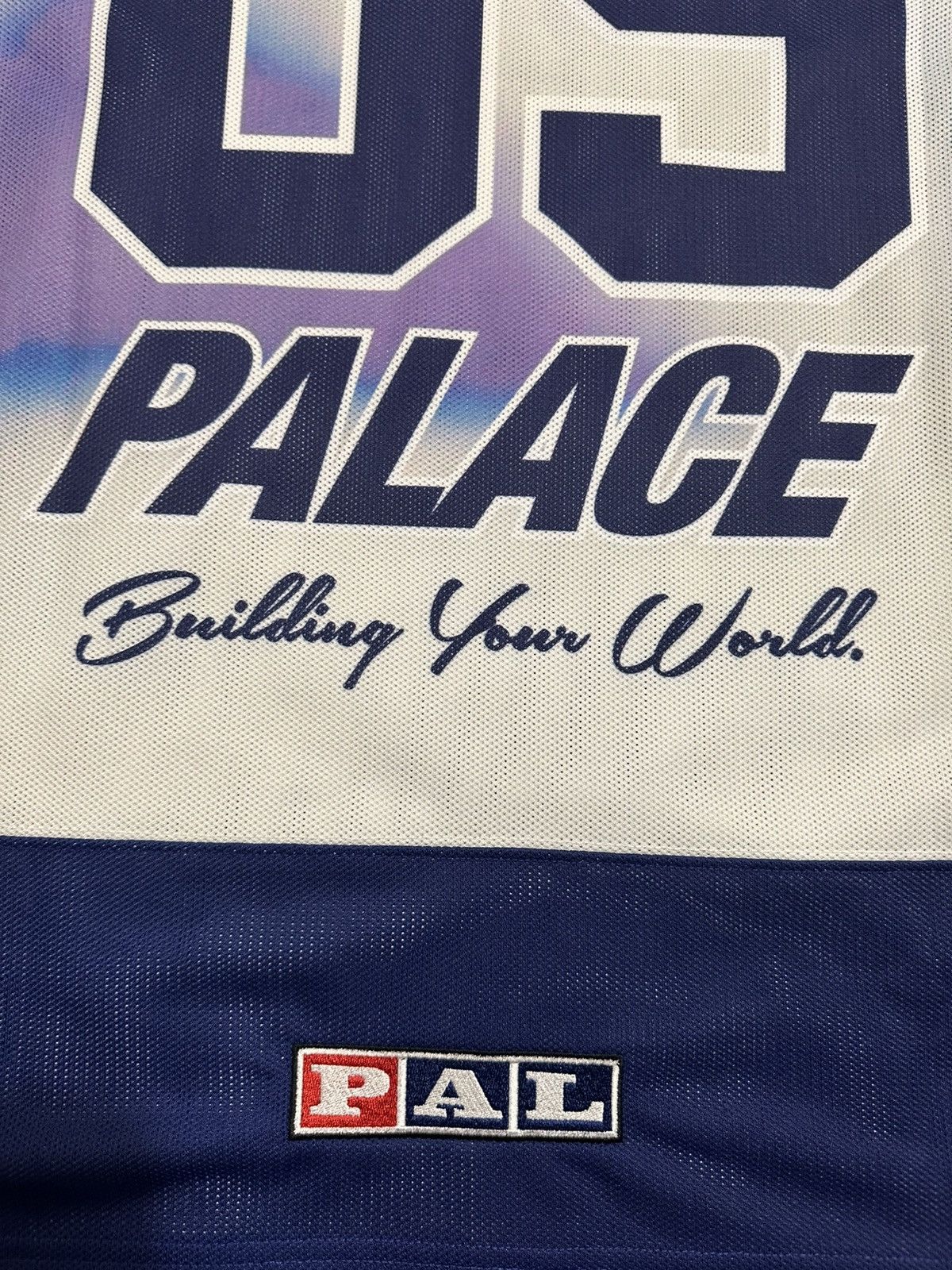 PALACE BUILDING YOUR WORLD HOCKEY JERSEY WOLF SIZE MEDIUM