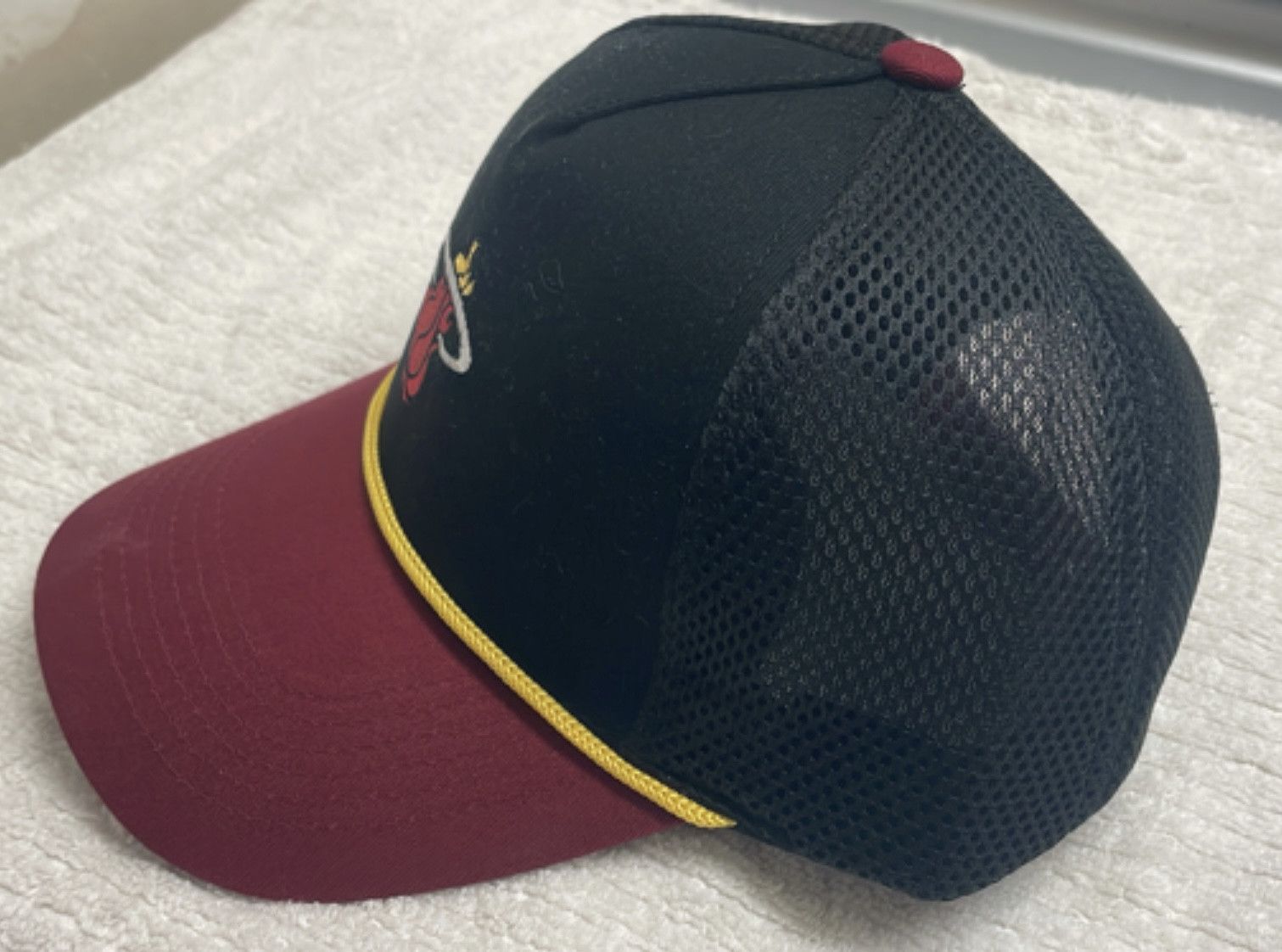 BMW Miami Heat BMW NBA Strapback Hat (Adult Size) Adjustable Size ONE SIZE - 3 Thumbnail