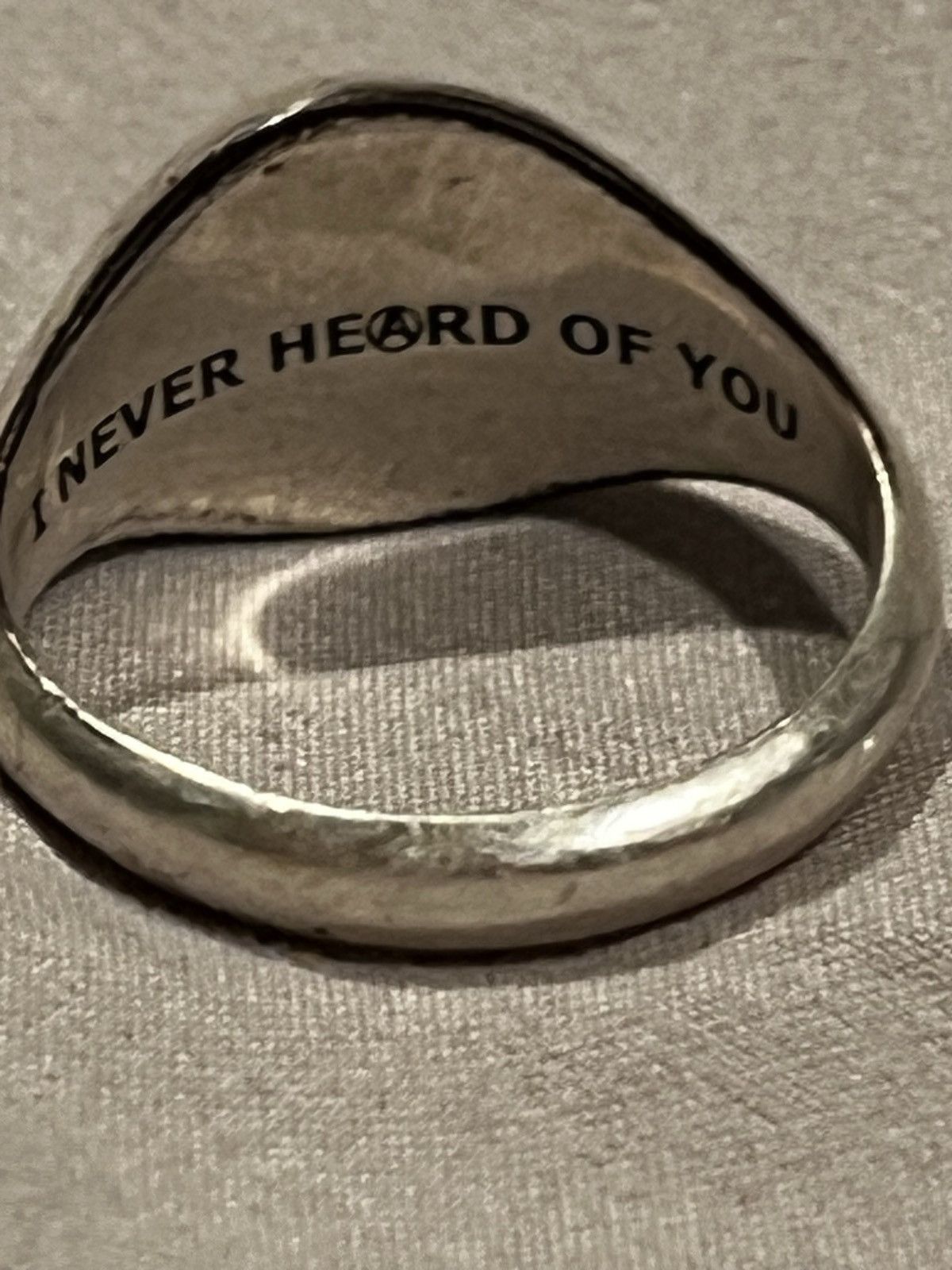 ineverheardofyou Ineverheardofyou fuck you Ring fuck the fuck off Size ONE SIZE - 13 Thumbnail