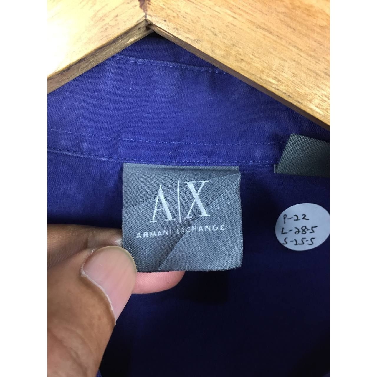 Armani Exchange Armani Exchange AX Bold Stripe Longsleeve Shirt Size L Size US L / EU 52-54 / 3 - 10 Thumbnail