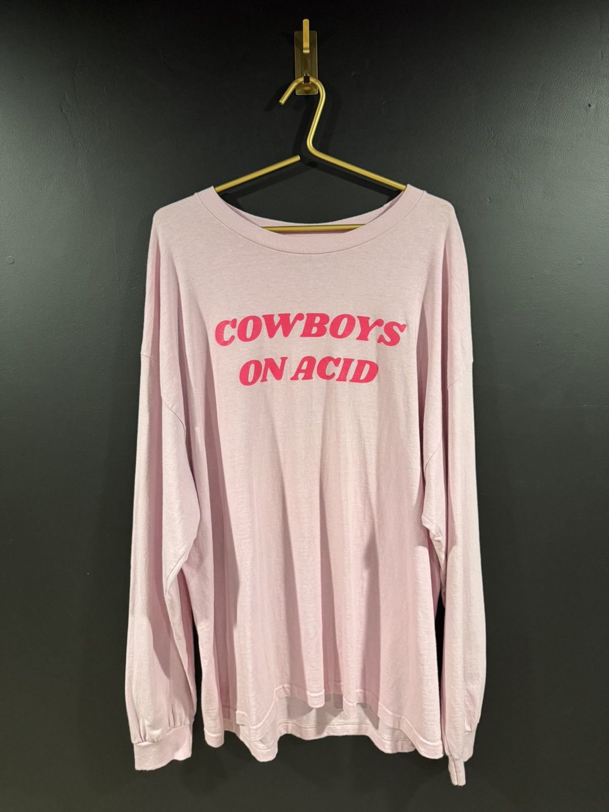 Pleasures Pleasures Cowboys On Acid Pink Long Sleeve XXL Size US XXL / EU 58 / 5 - 2 Thumbnail