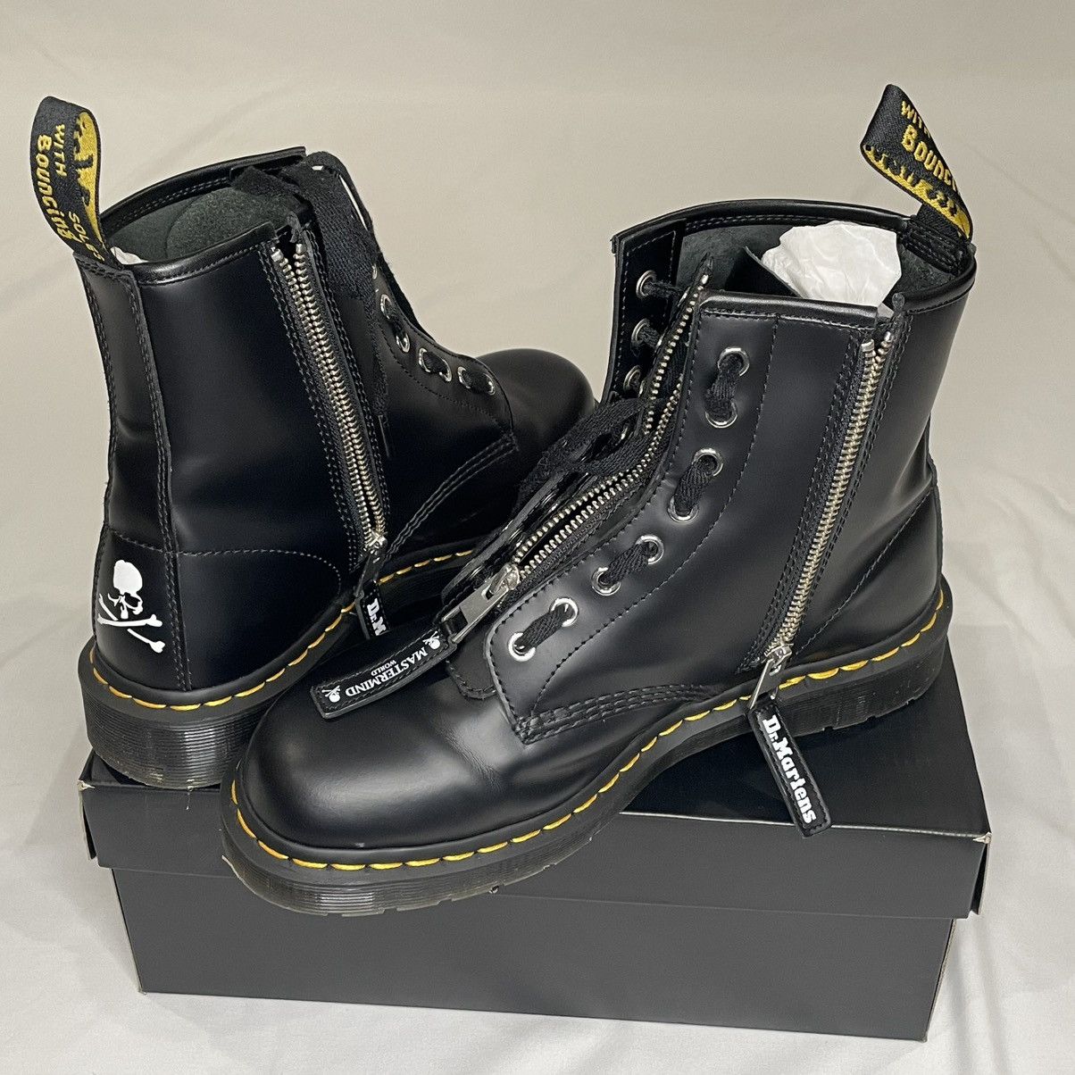 Dr. Martens × Mastermind Japan 1460 x Mastermind Size US 9 / EU 42 - 6 Thumbnail